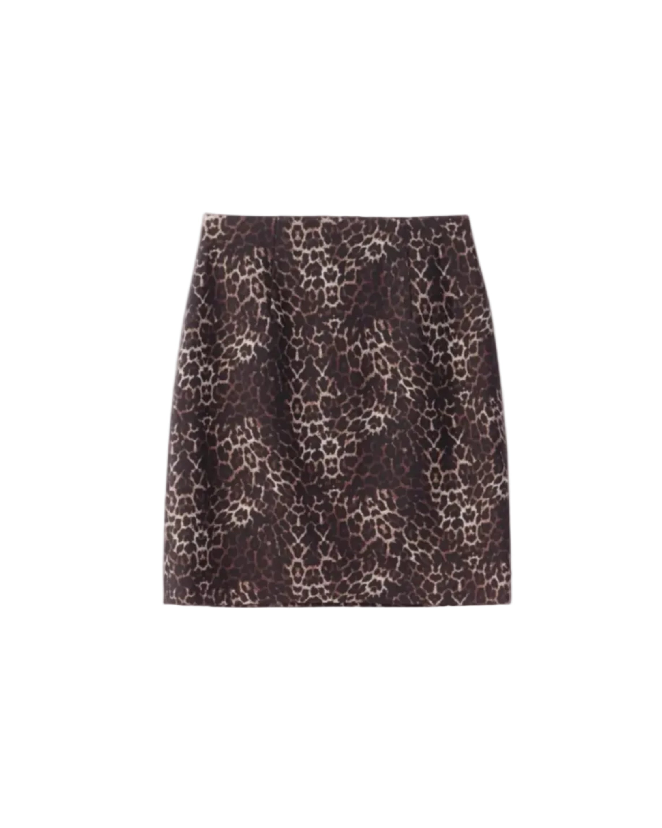 LEOPARD PENCIL SKIRT
