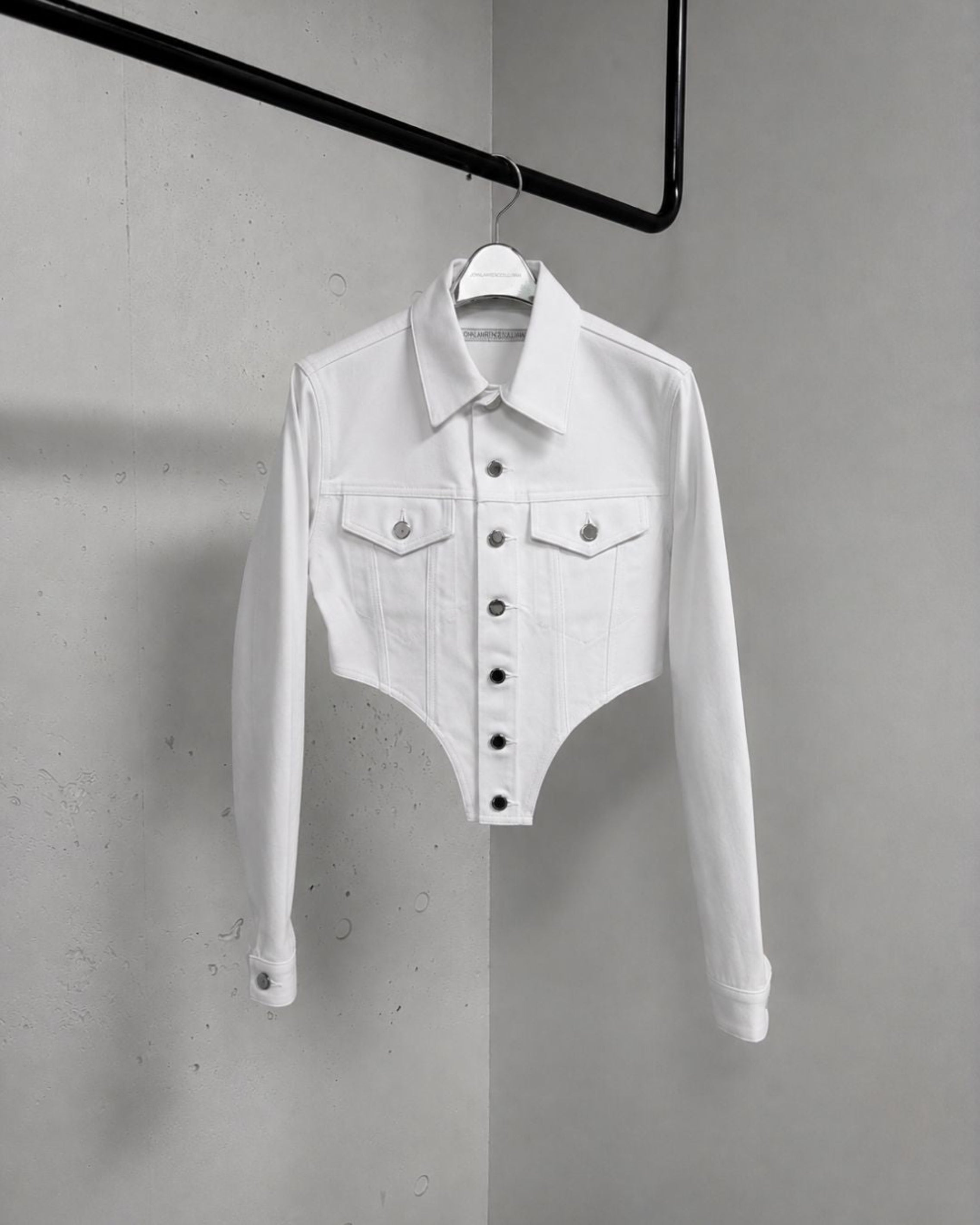 WASHED DENIM CUTTING JACKET