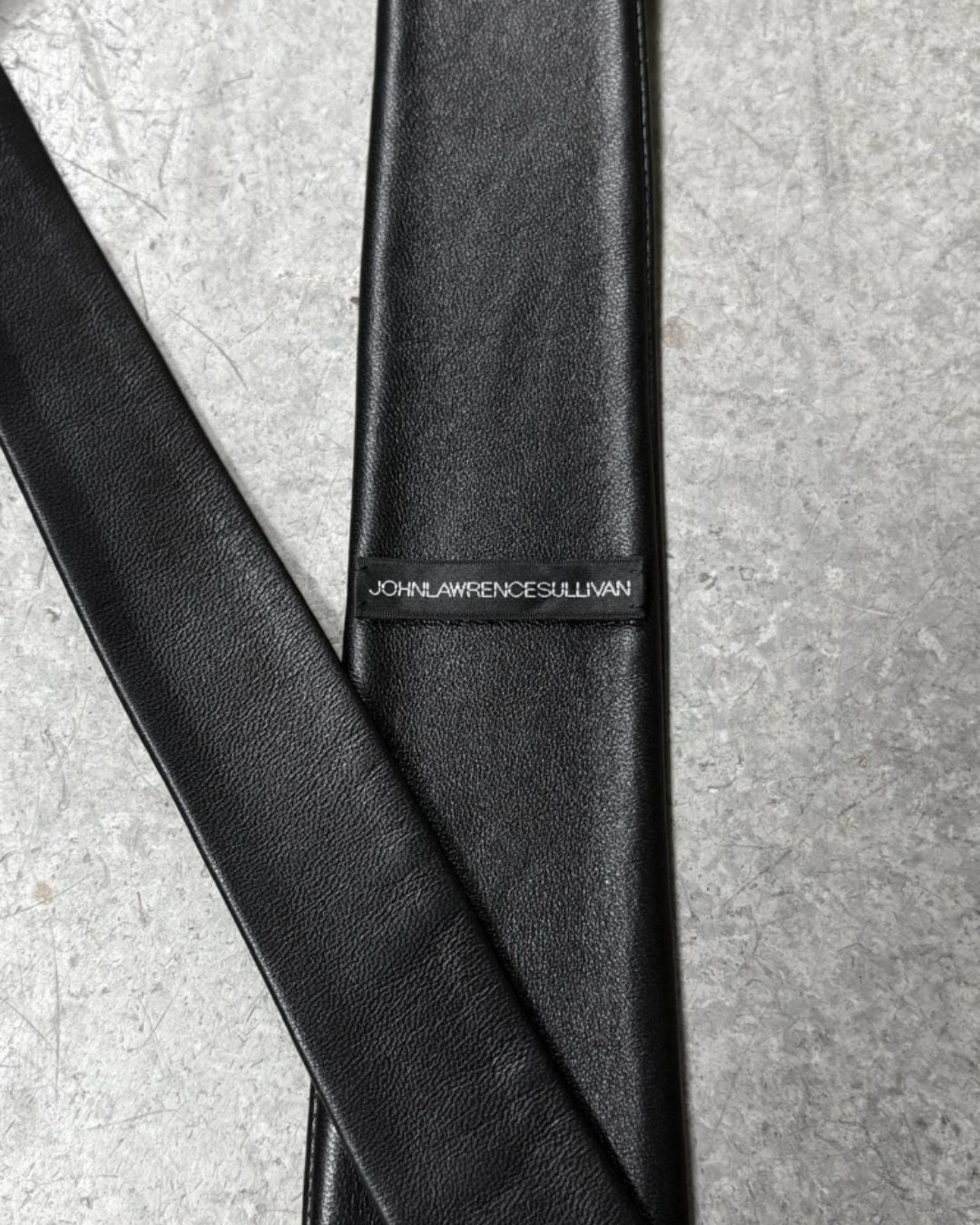 LEATHER NECK TIE