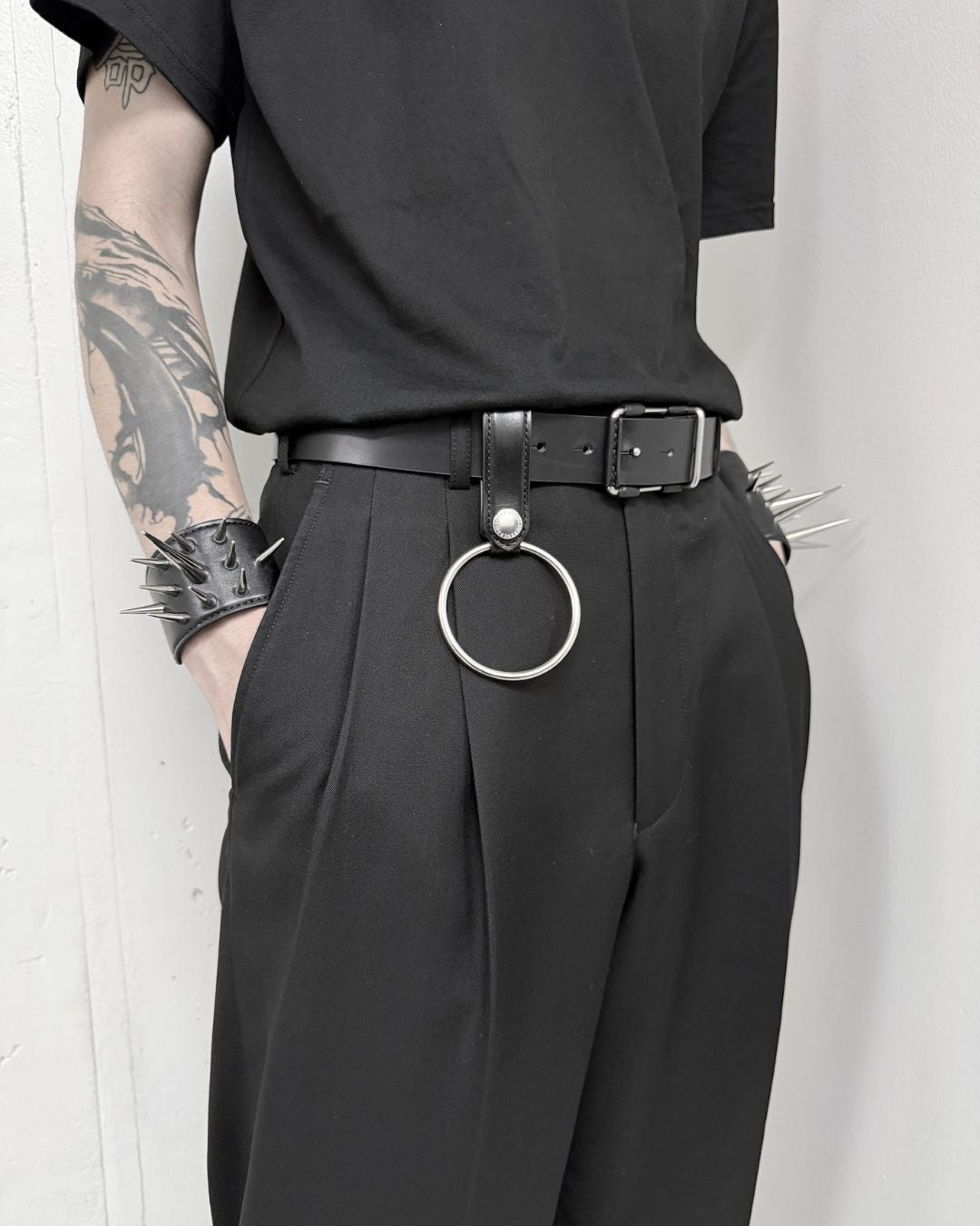 LEATHER KEY RING