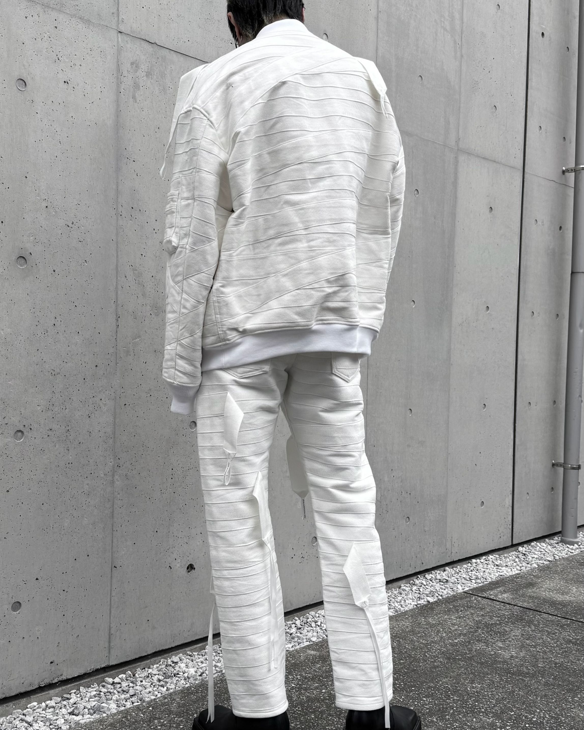 BANDAGED BOMBER JACKET