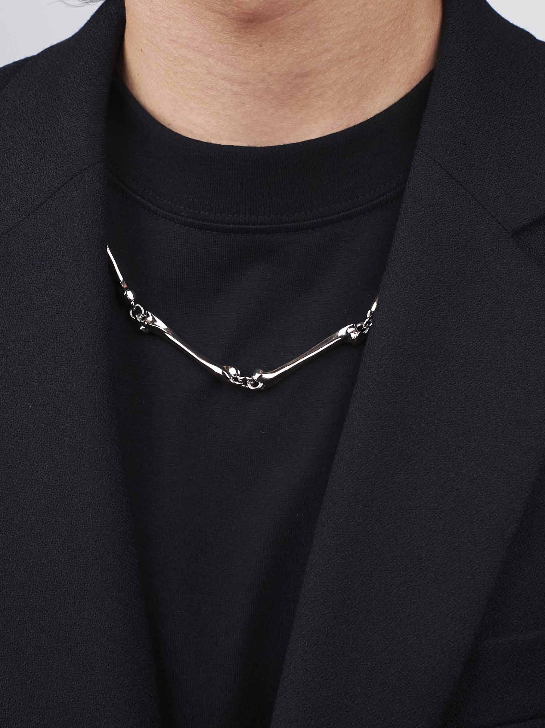 Bone connected necklace