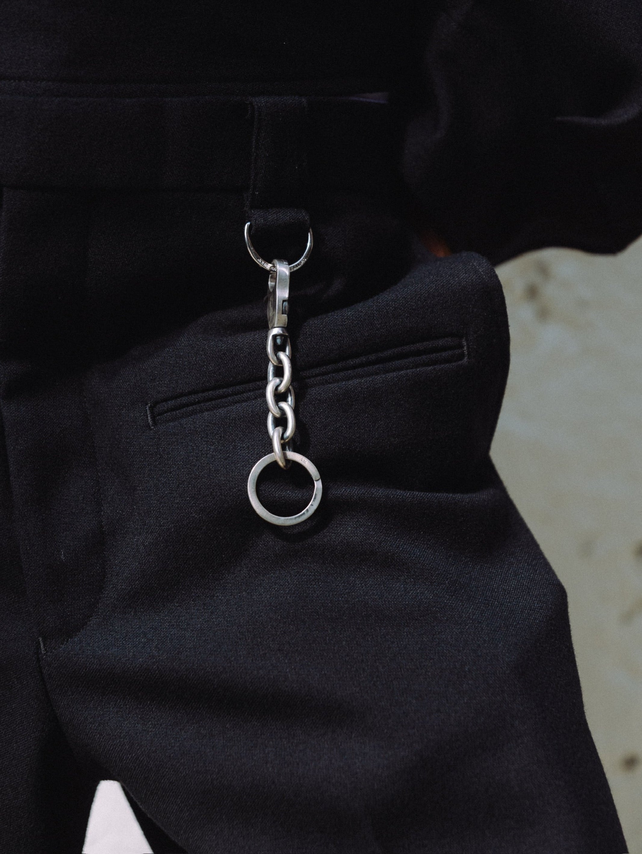 OVAL LINK CHAIN KEY RING