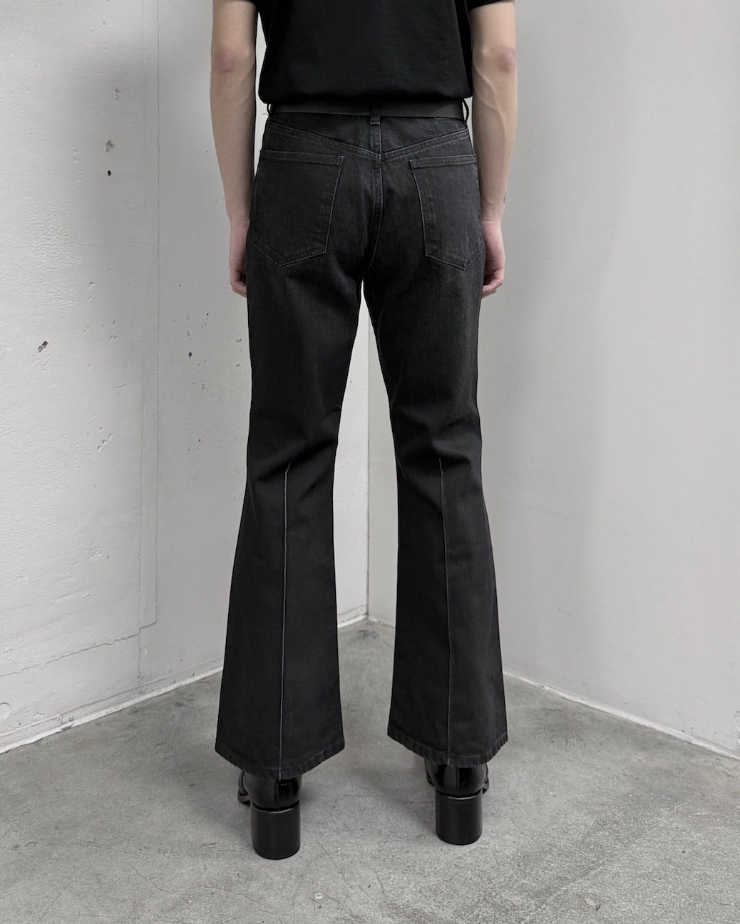 FLARED DENIM PANTS