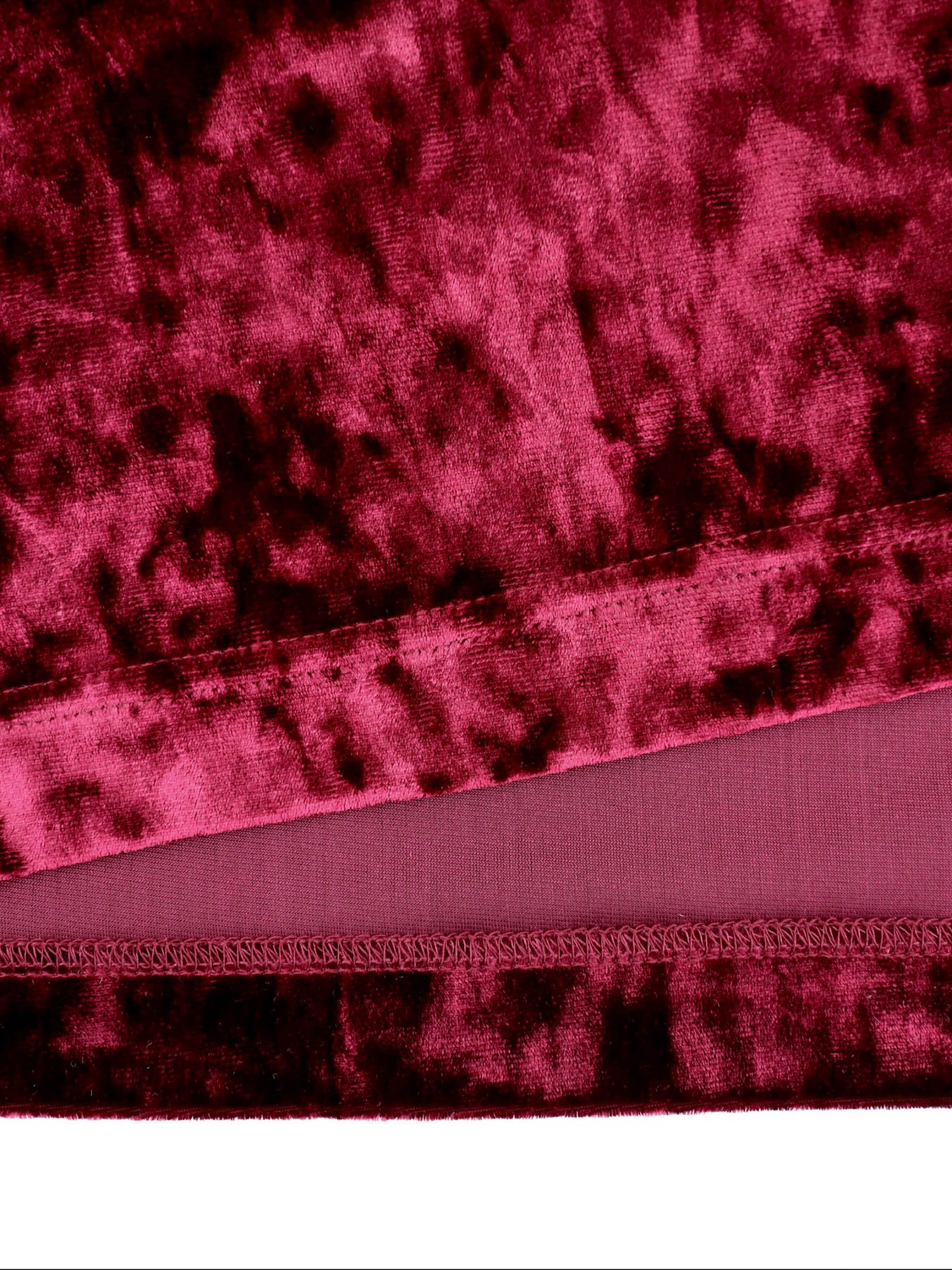 CRUSHED VELOUR HOOK CARDIGAN