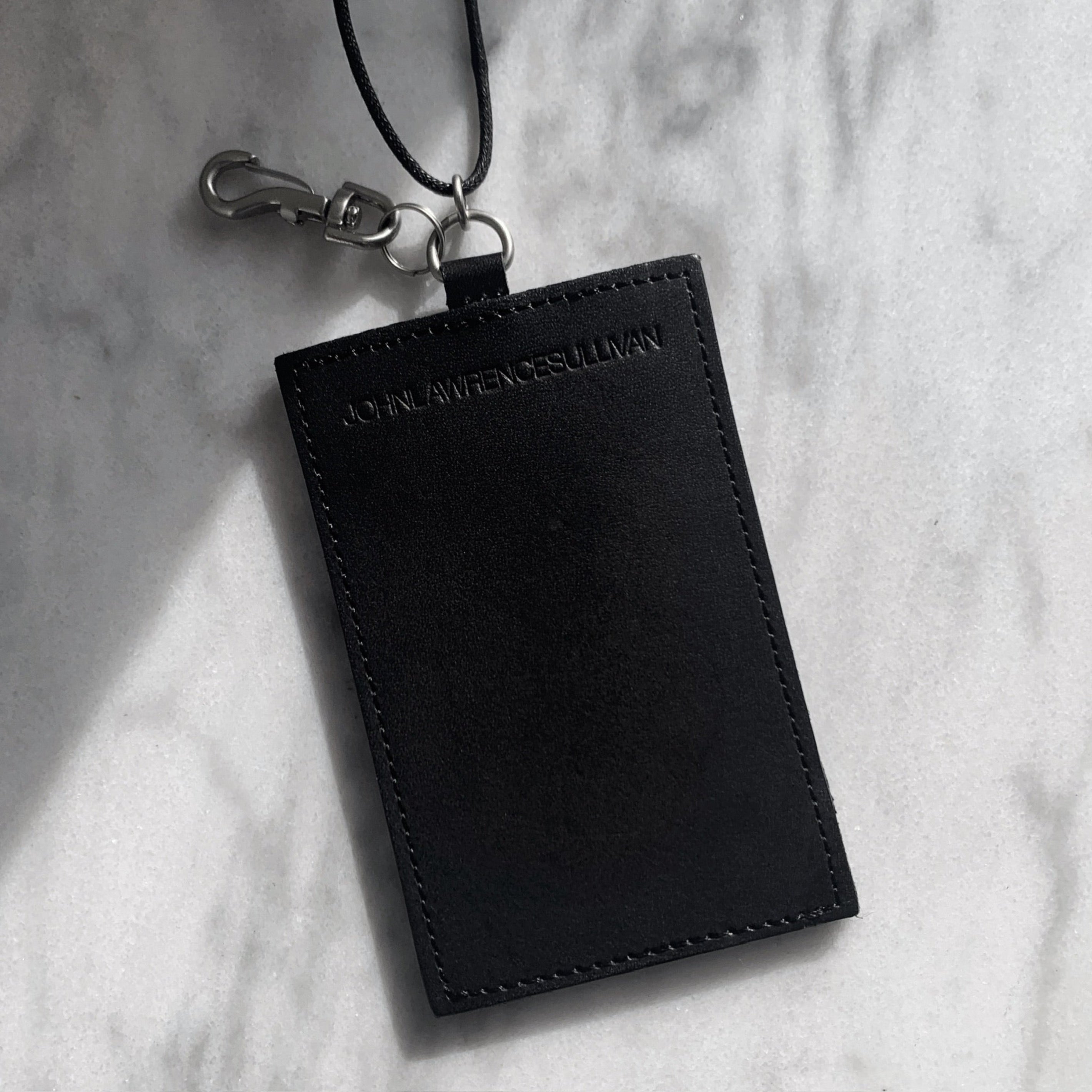LEATHER SQUARE CARD CASE