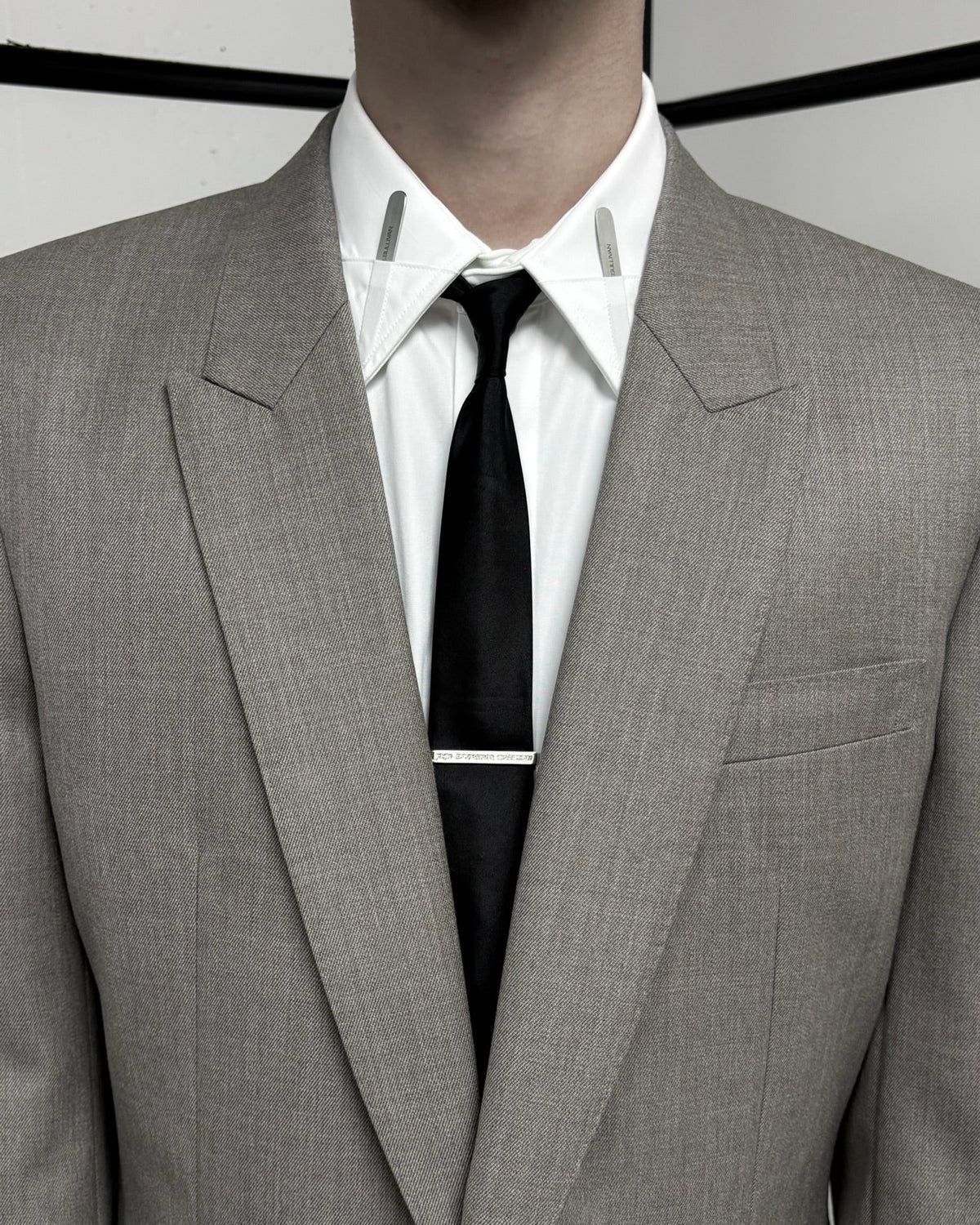 WOOL GABARDINE SINGLE BREASTED JACKET