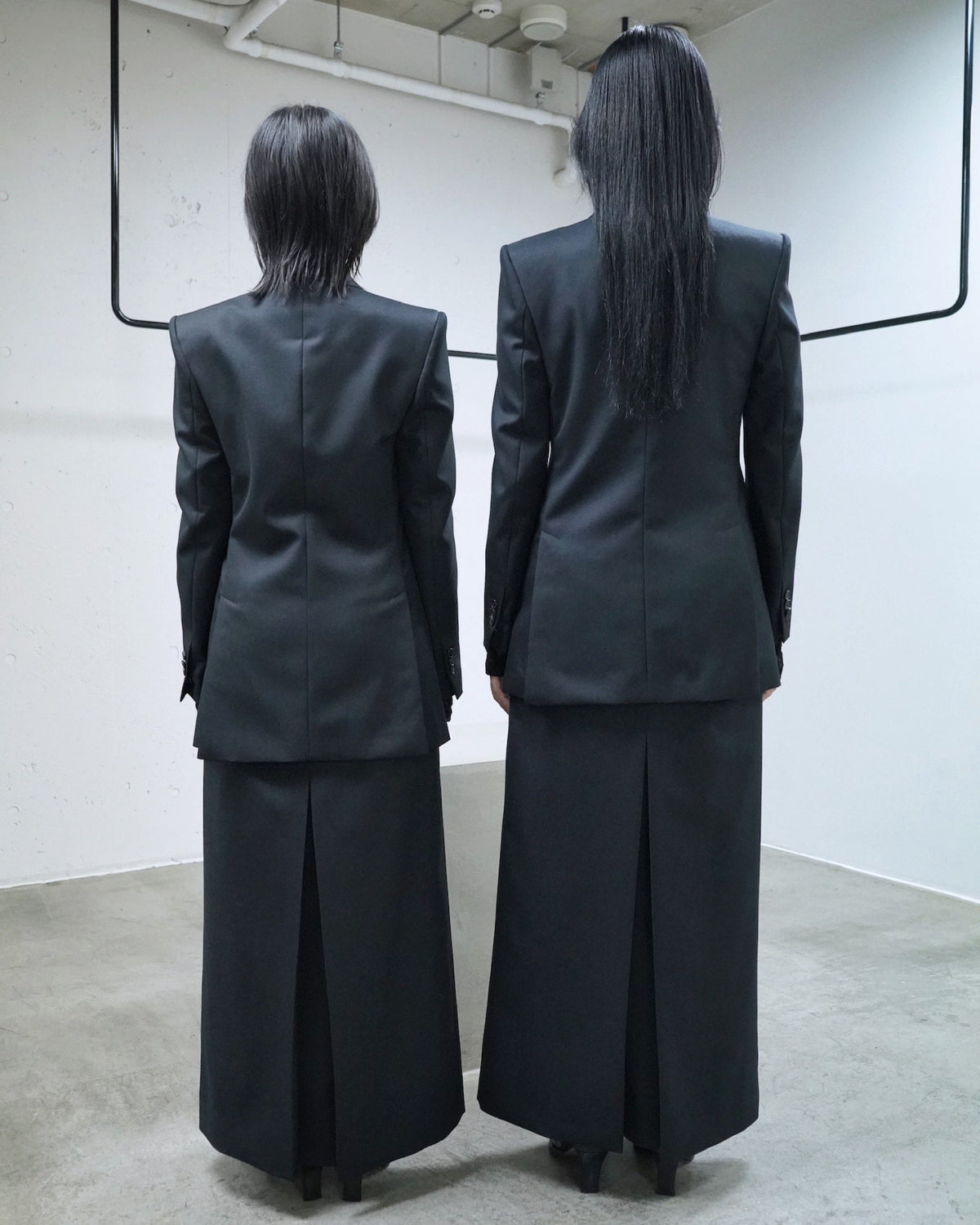 WOOL GABARDINE DOUBLE BREASTED JACKET