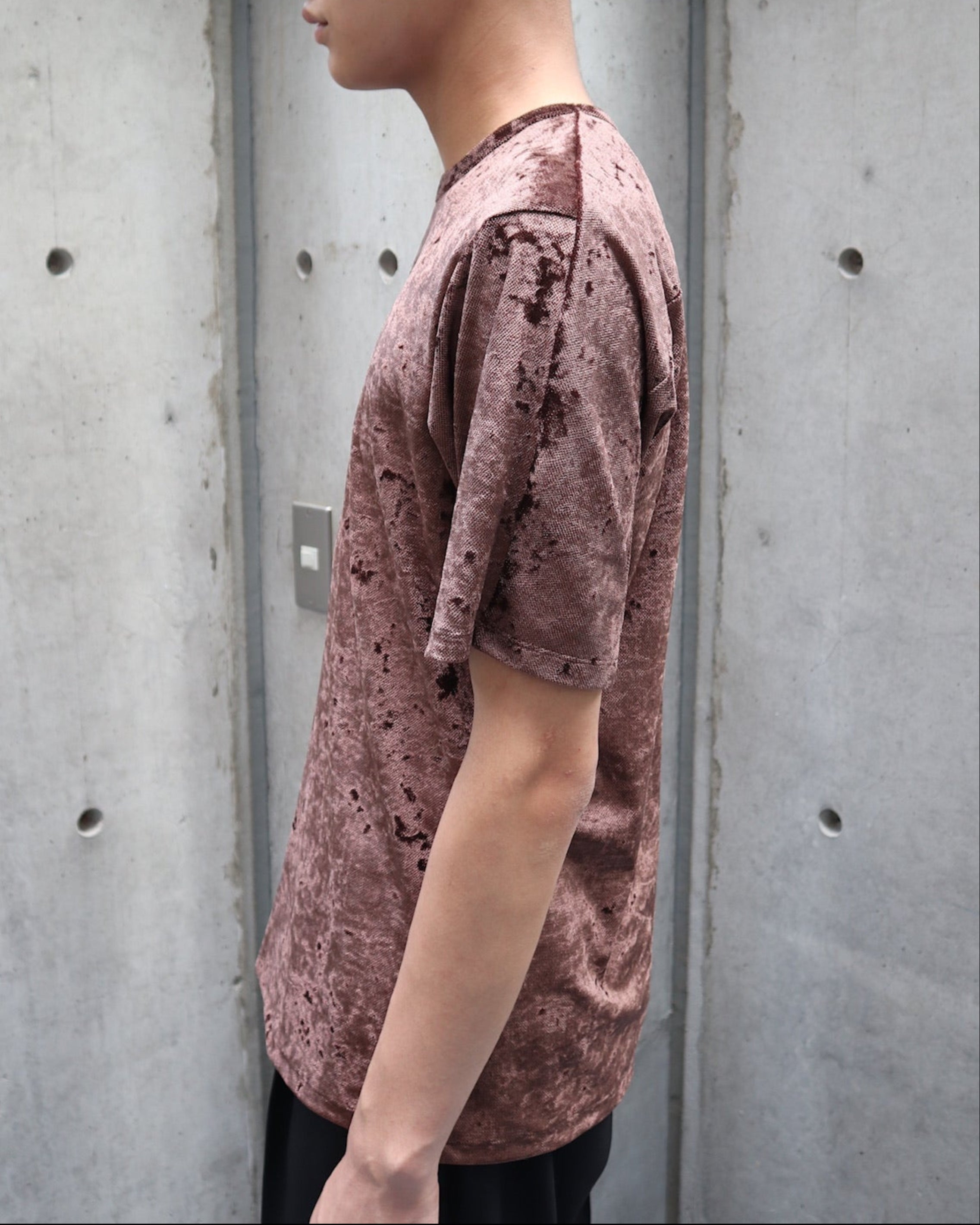 VELVET SWITCHED TEE
