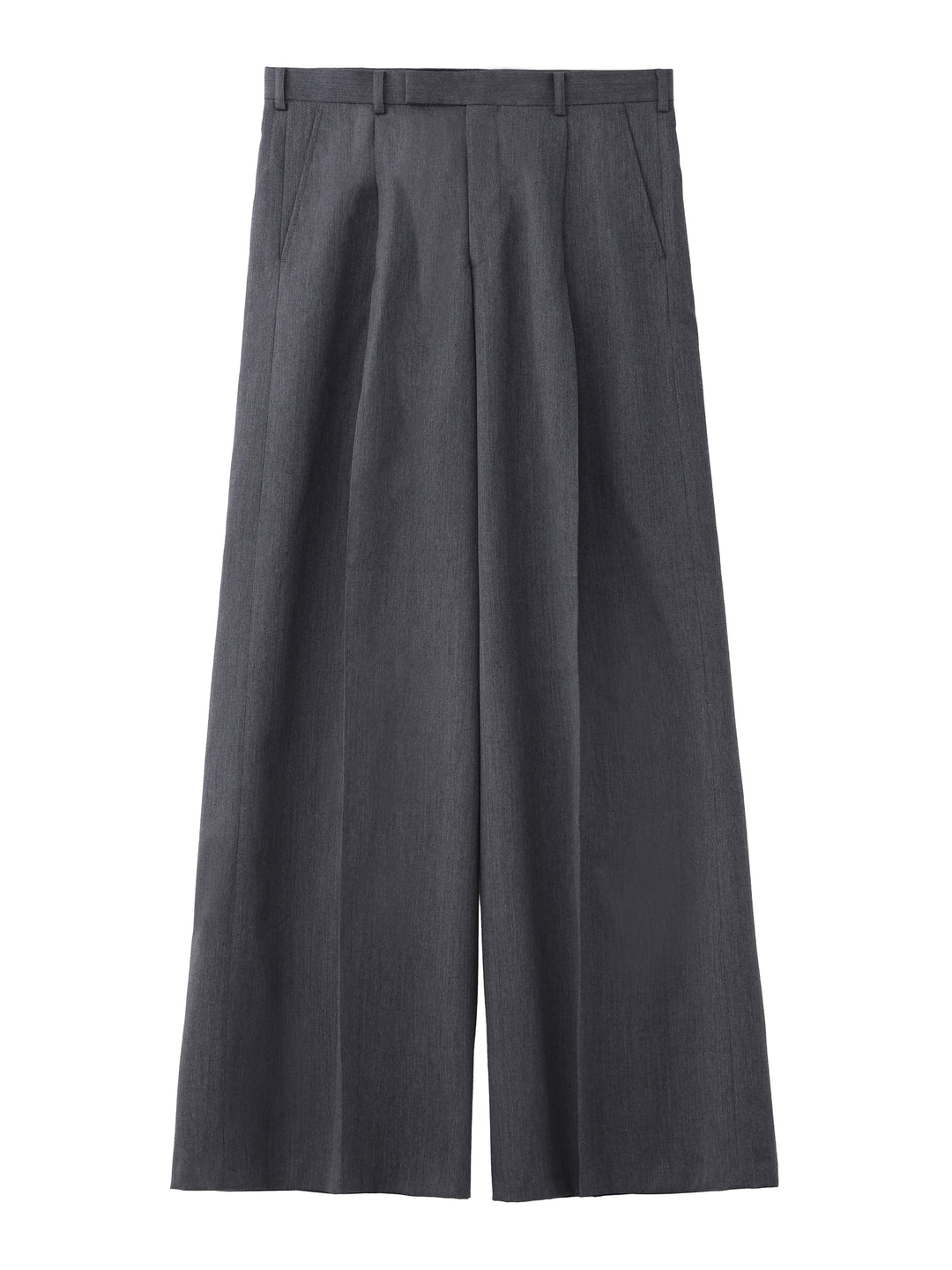 Wool gabardine wide trousers – JOHN LAWRENCE SULLIVAN