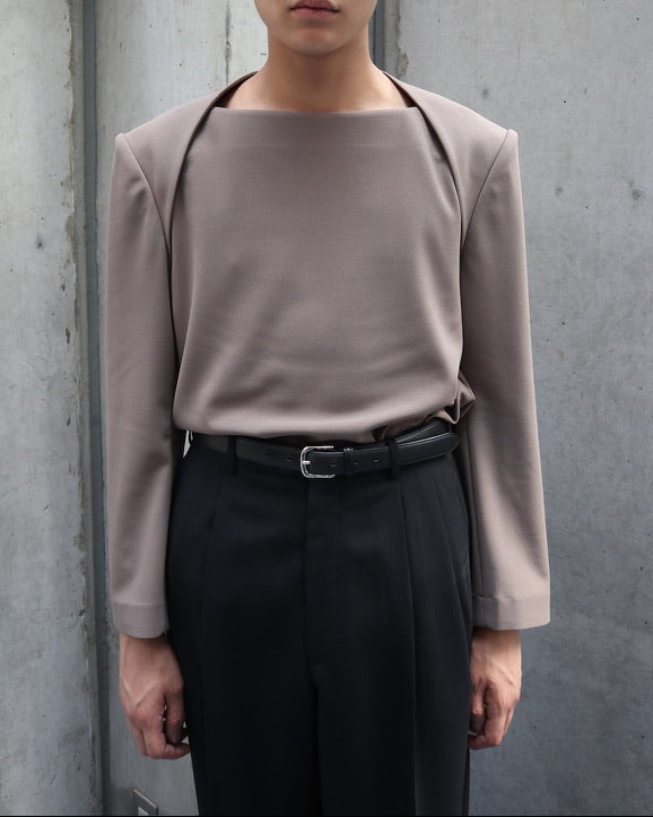 PONTE JERSEY BOAT NECK TOP