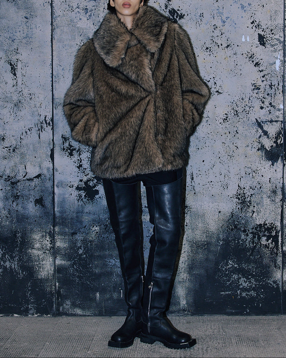 METAL TOE  KNEE HI BOOTS