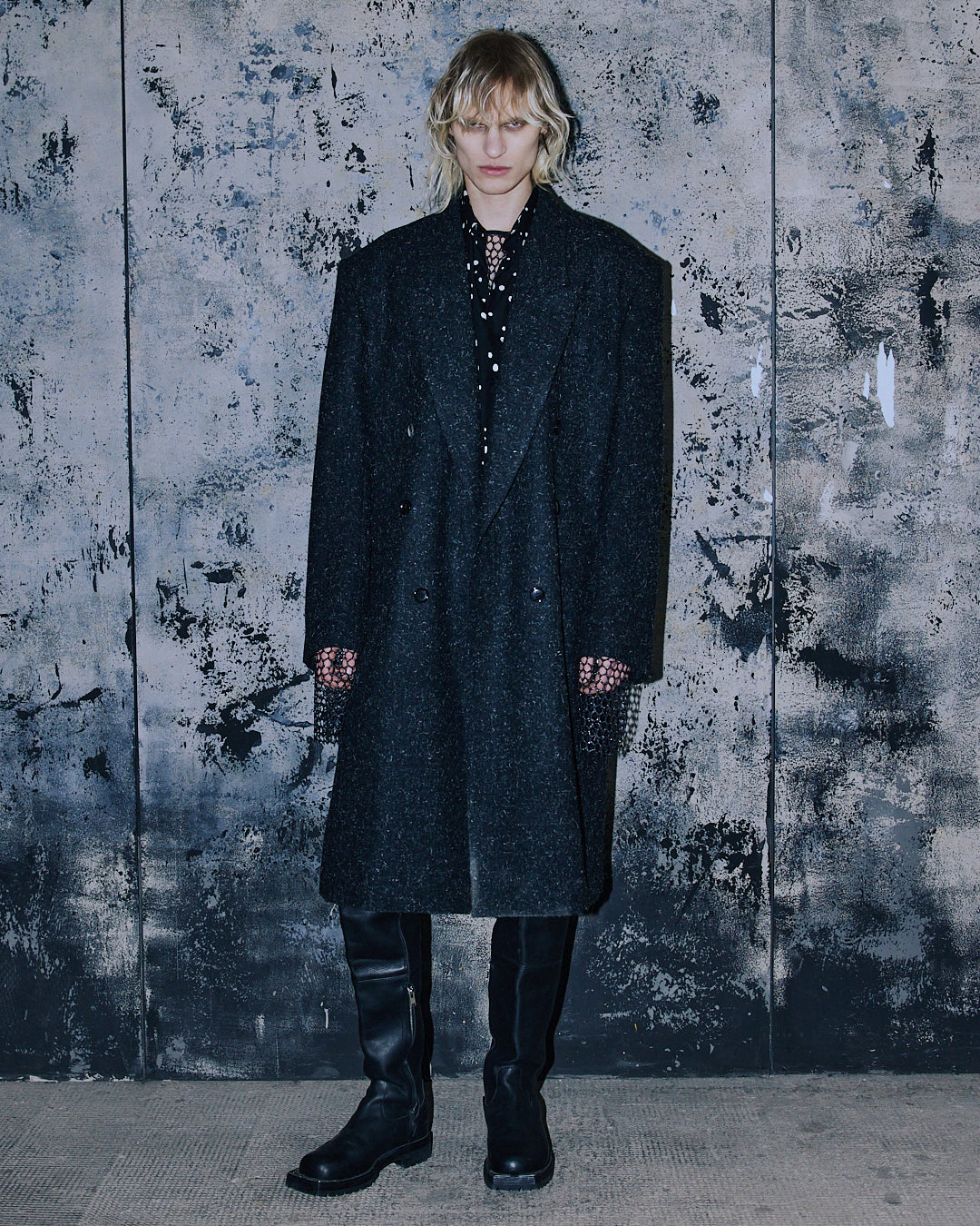KEMP MELTON DOUBLE BREASTED CHESTERFIELD COAT