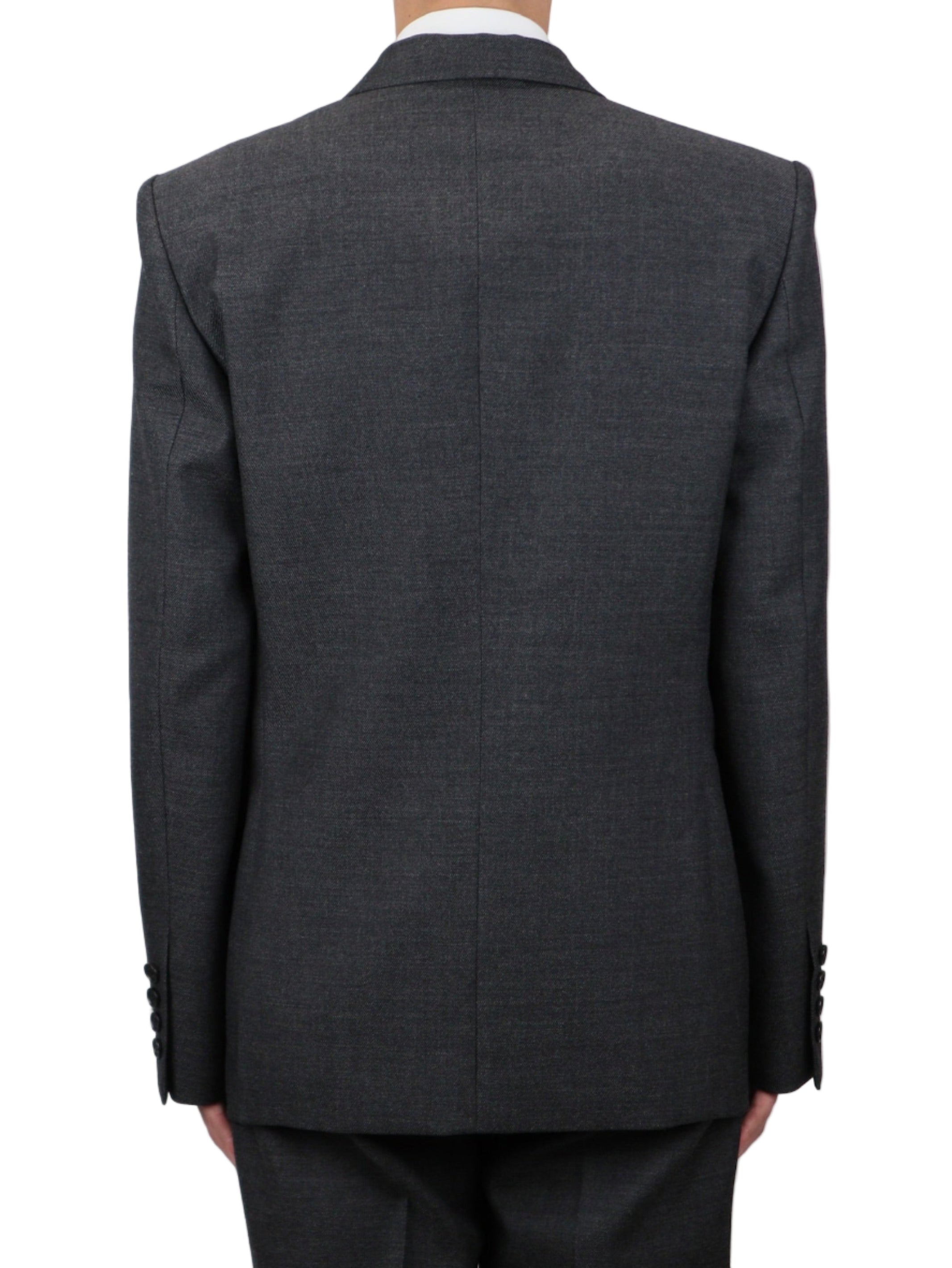 WOOL GABARDINE DOUBLE BREASTED JACKET