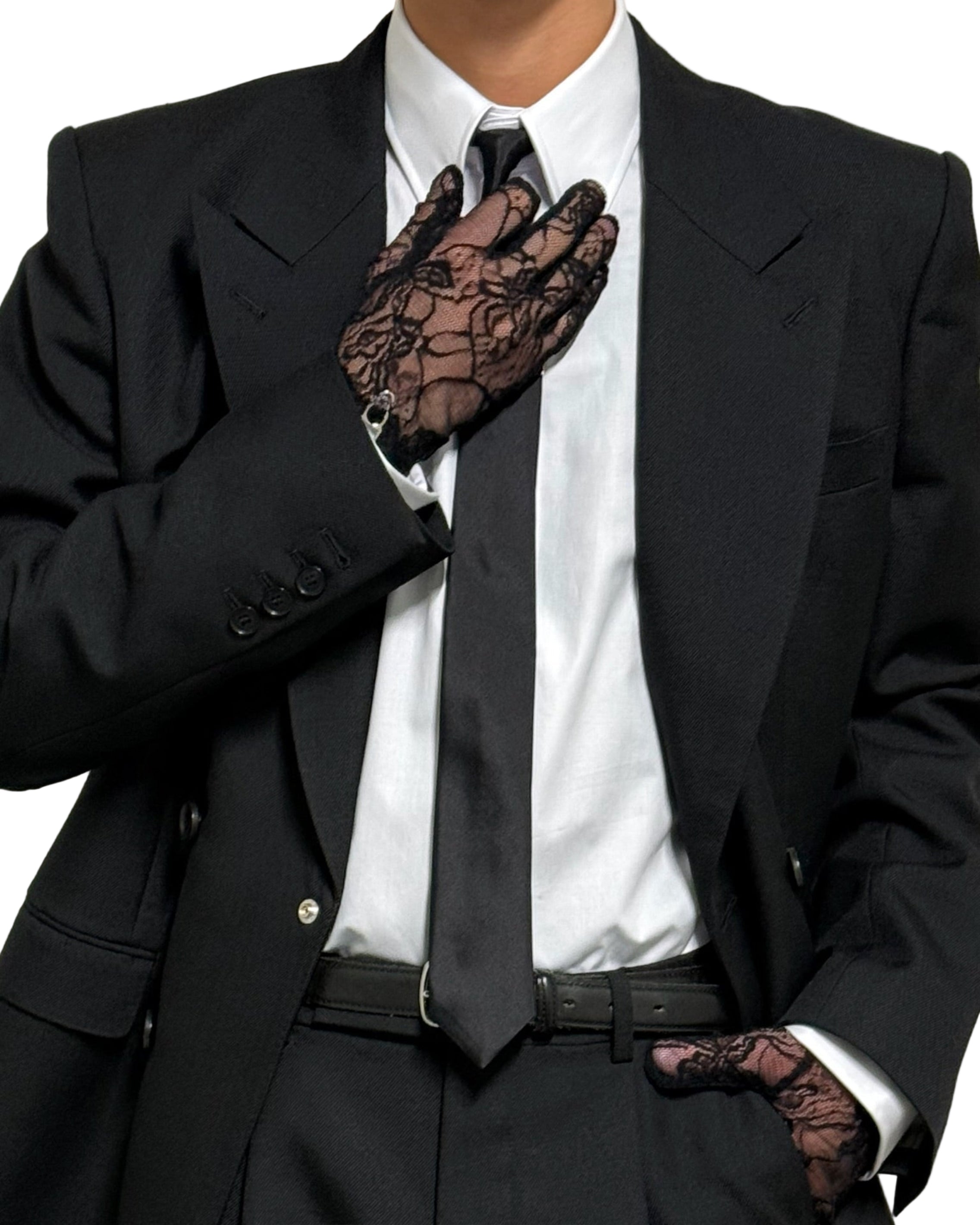 FLOWER LACE SHORT GLOVES