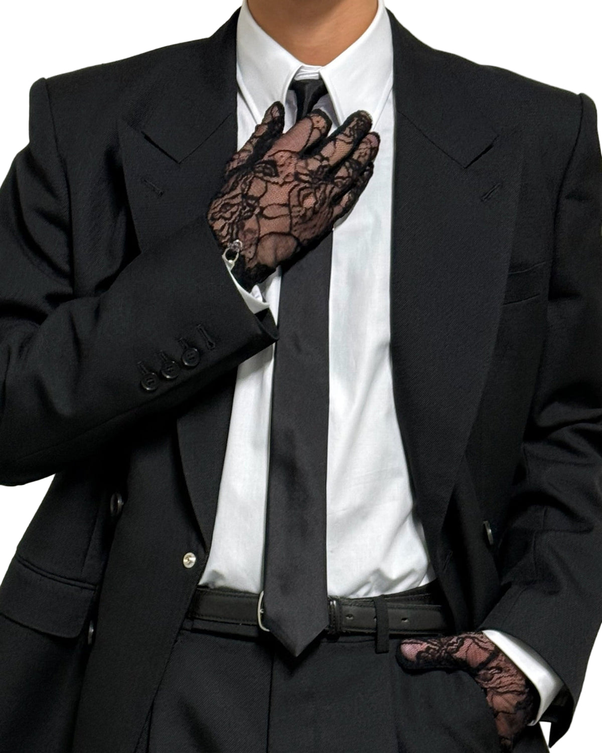 FLOWER LACE SHORT GLOVES