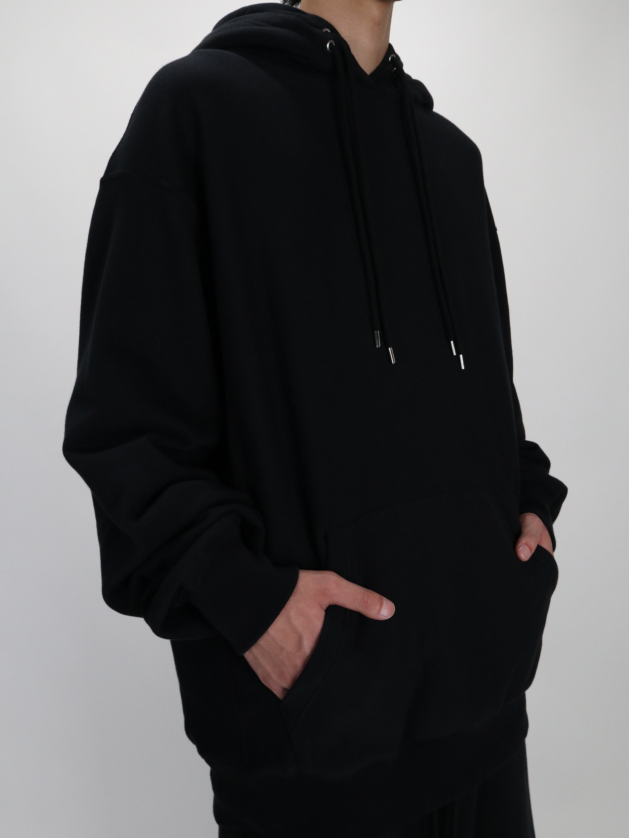 SWEAT STACKED HOODIE