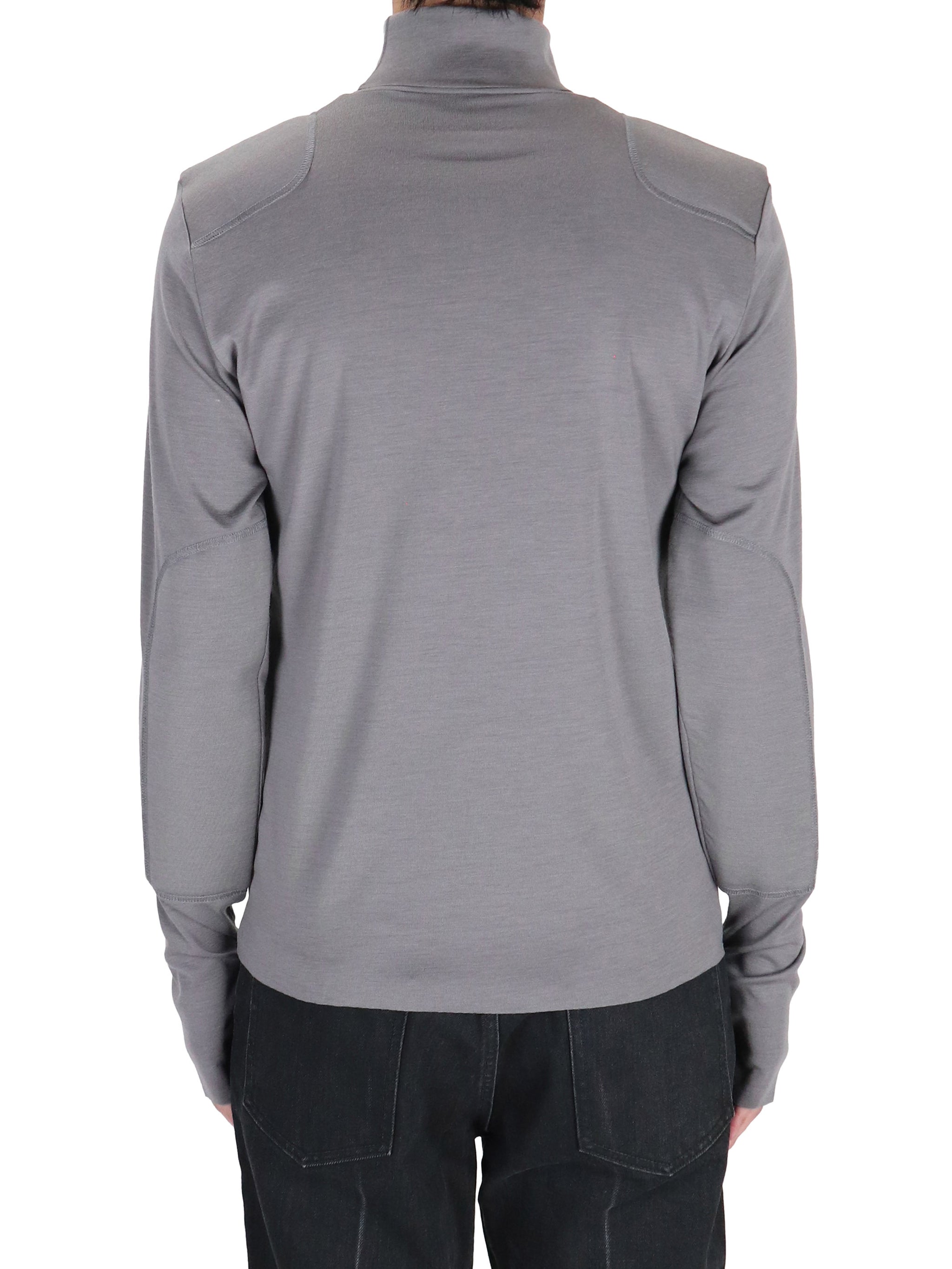 WOOL RIB TURTLE NECK COMMAND TOP