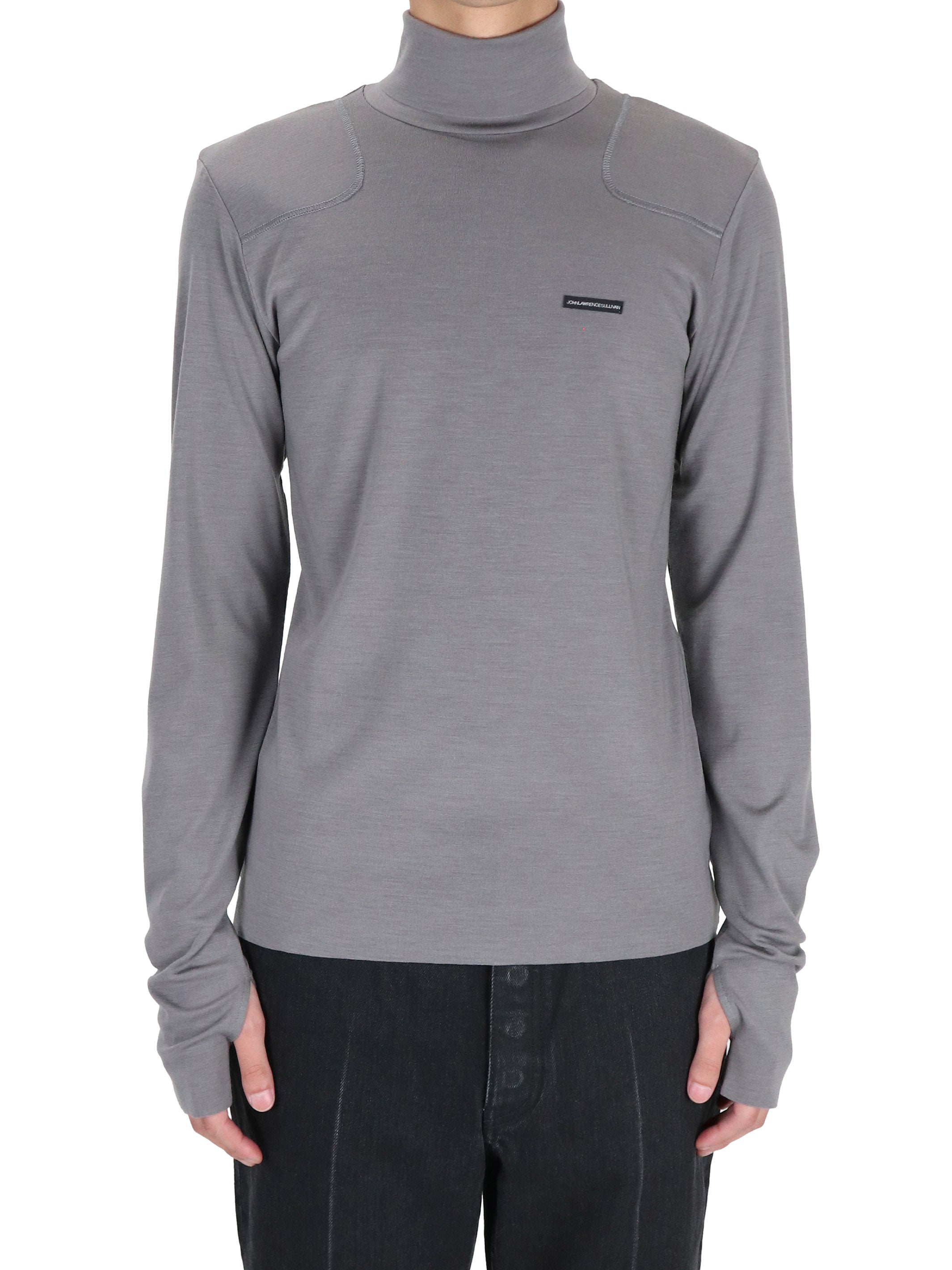 WOOL RIB TURTLE NECK COMMAND TOP