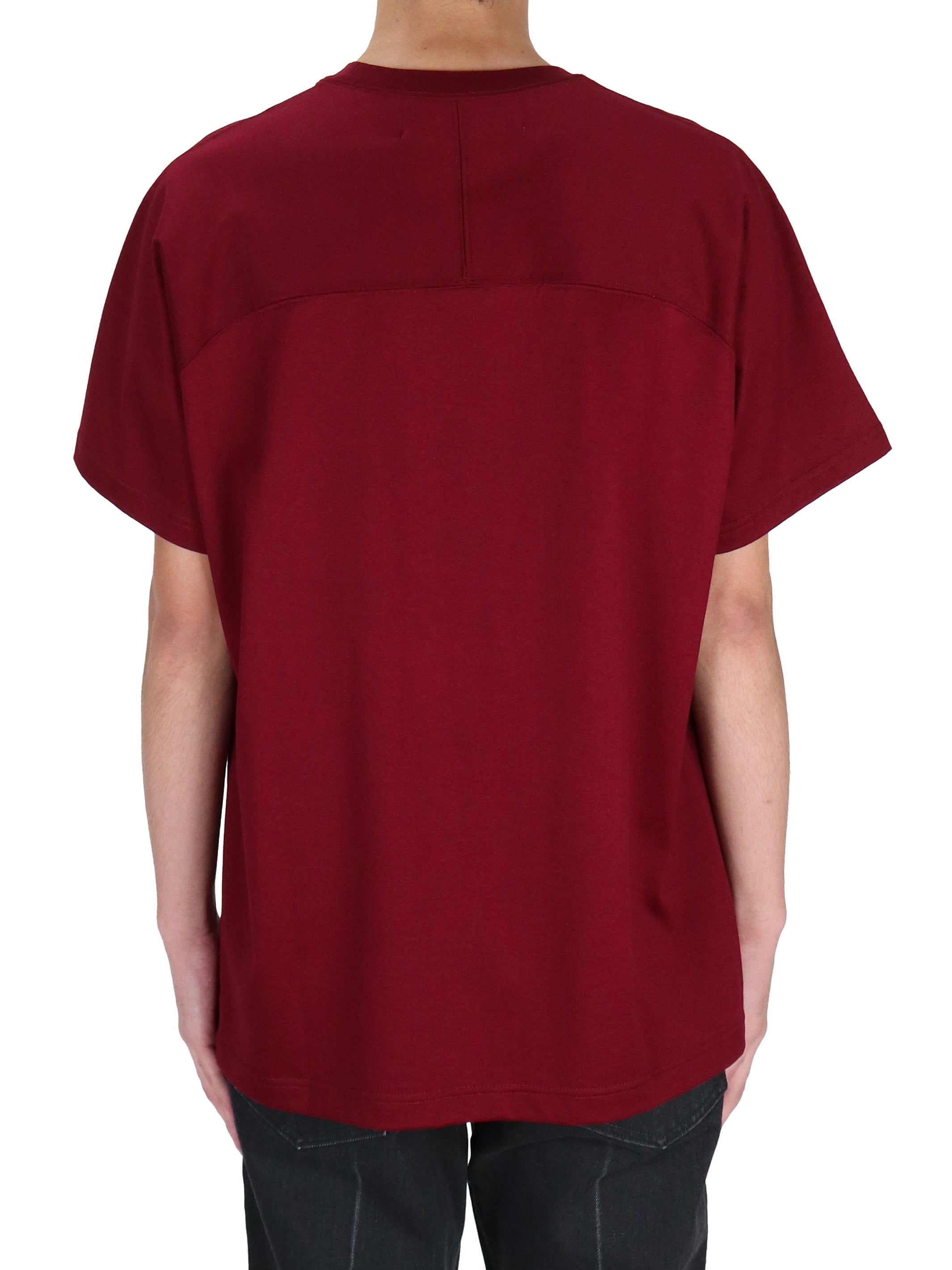 COTTON JERSEY SWITCHED T-SHIRT