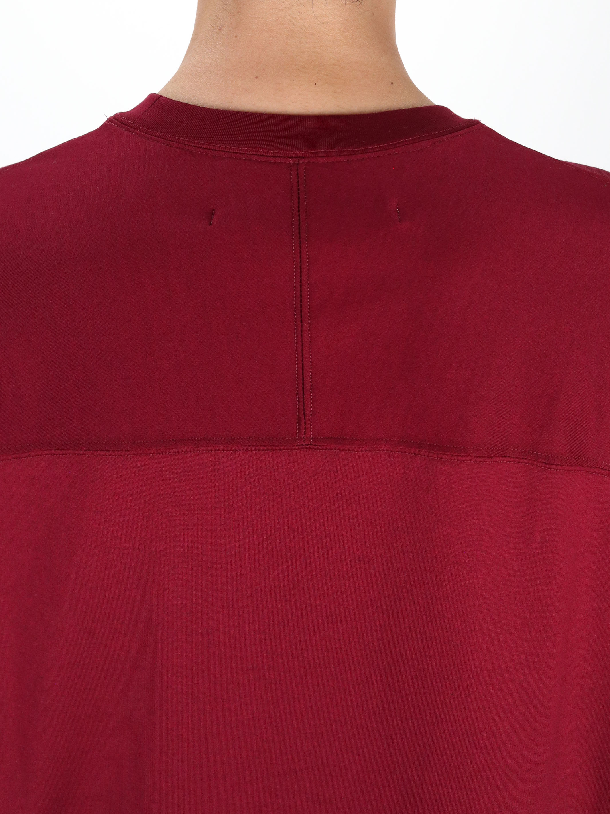 COTTON JERSEY SWITCHED T-SHIRT