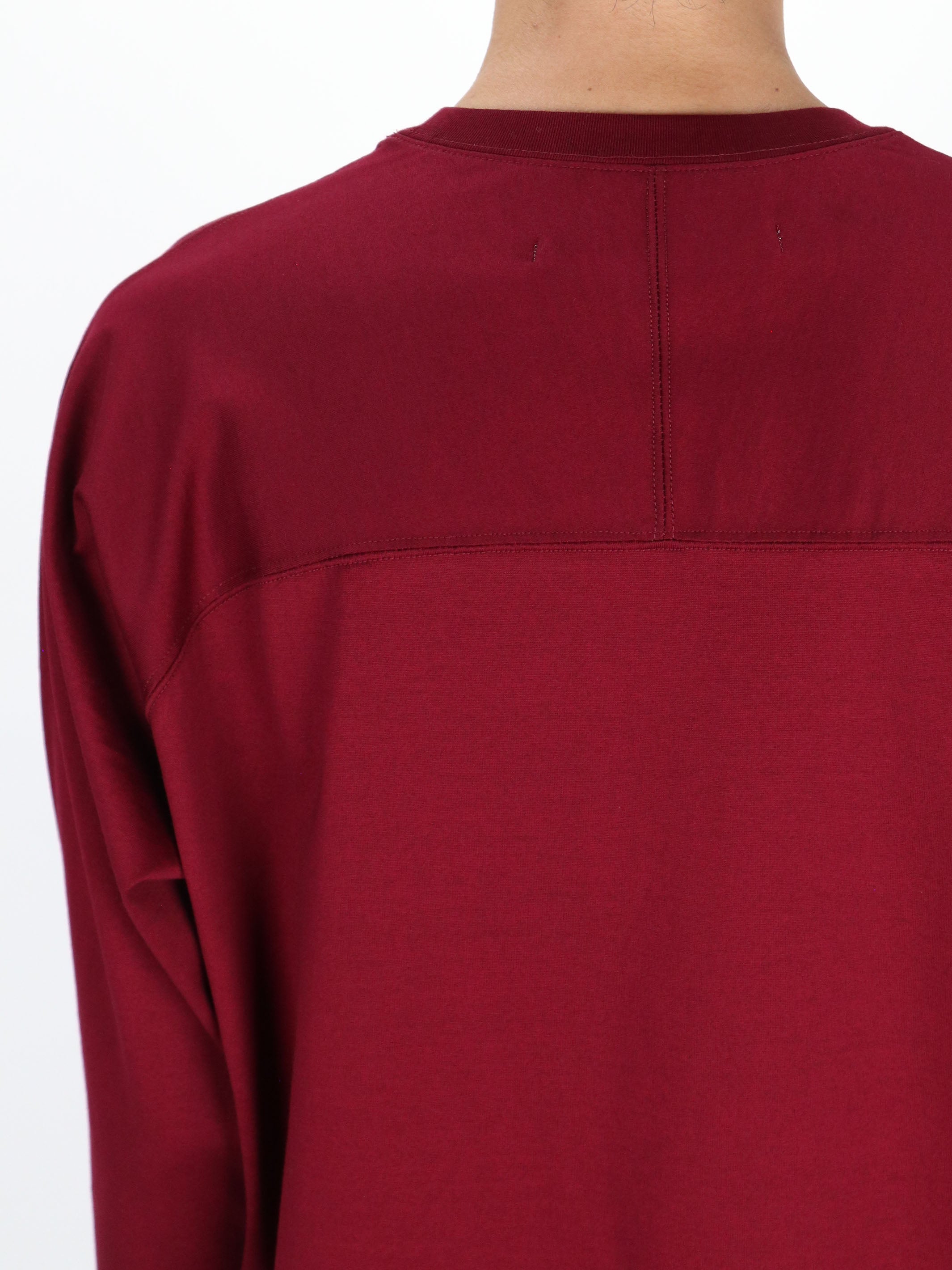 COTTON JERSEY SWITCHED TOP