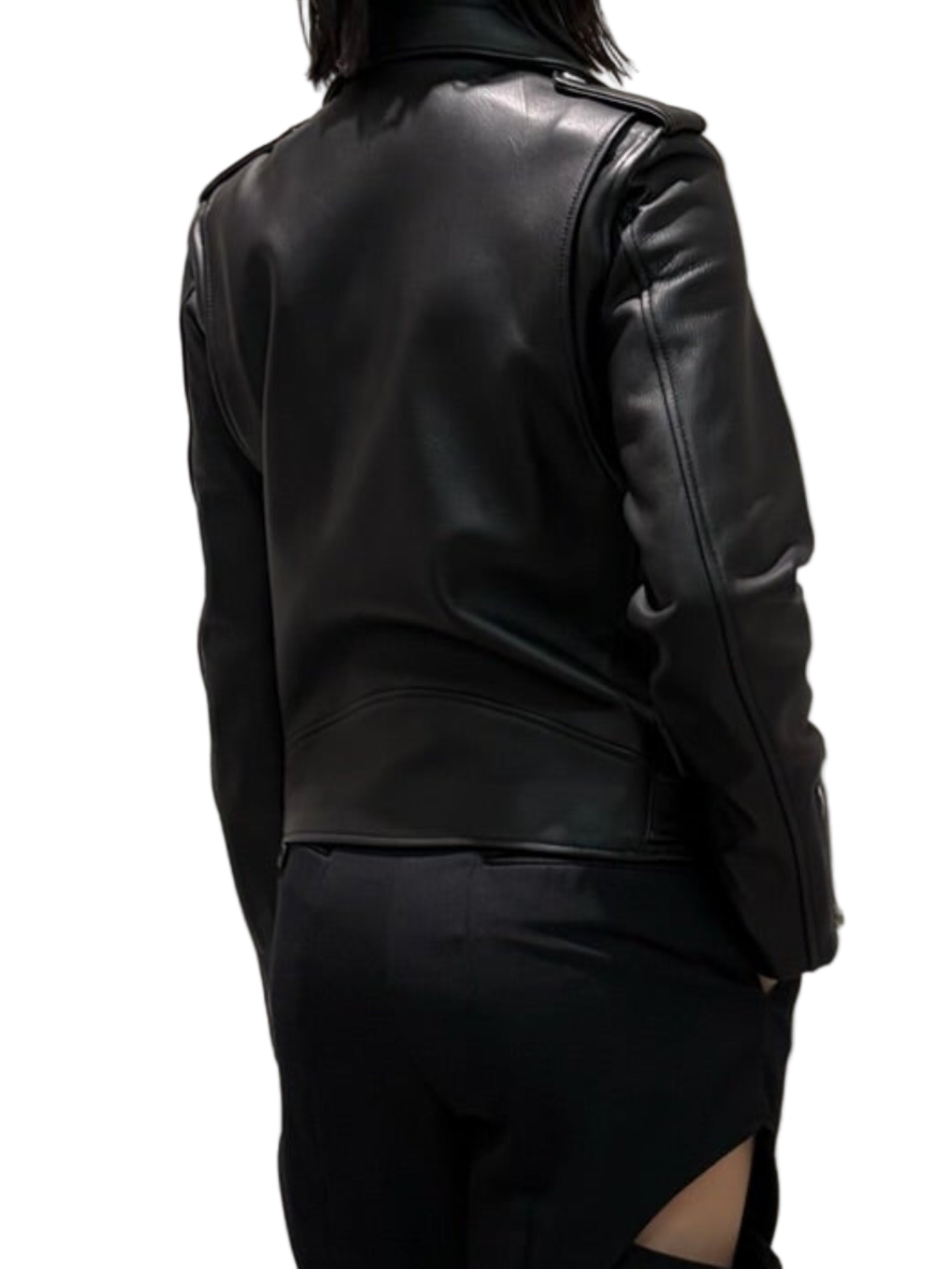 Womens Leather Biker Jacket