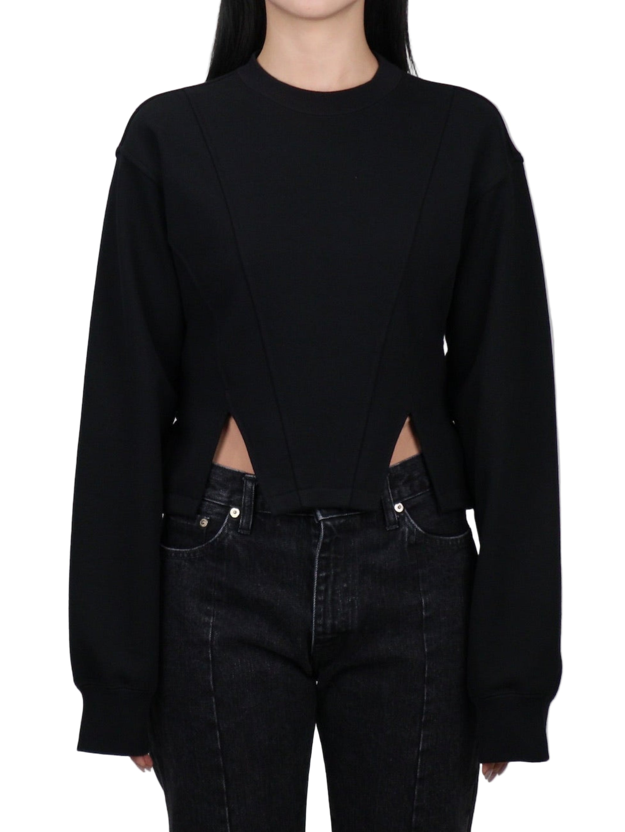 SWEAT CORSET PULLOVER