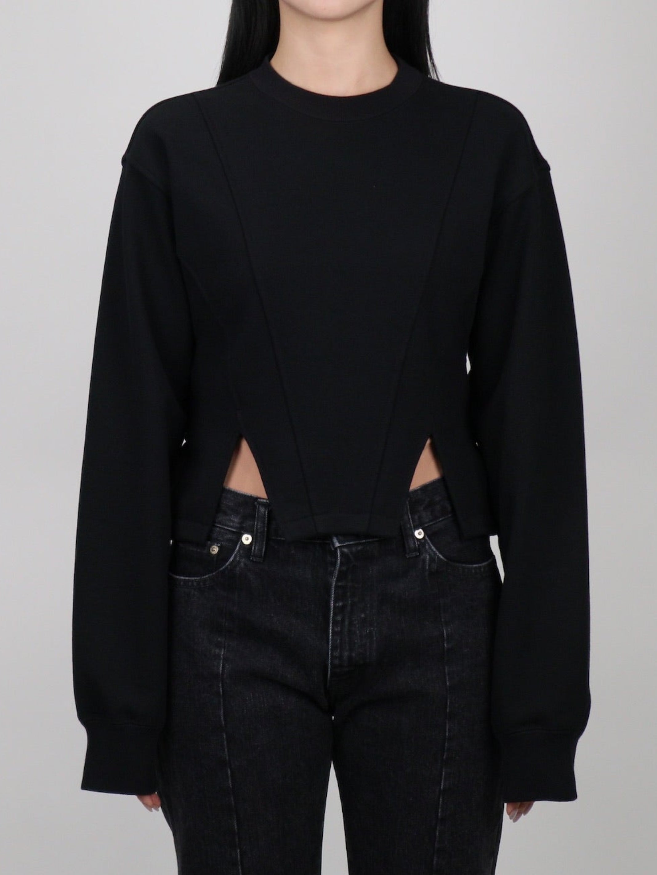 SWEAT CORSET PULLOVER