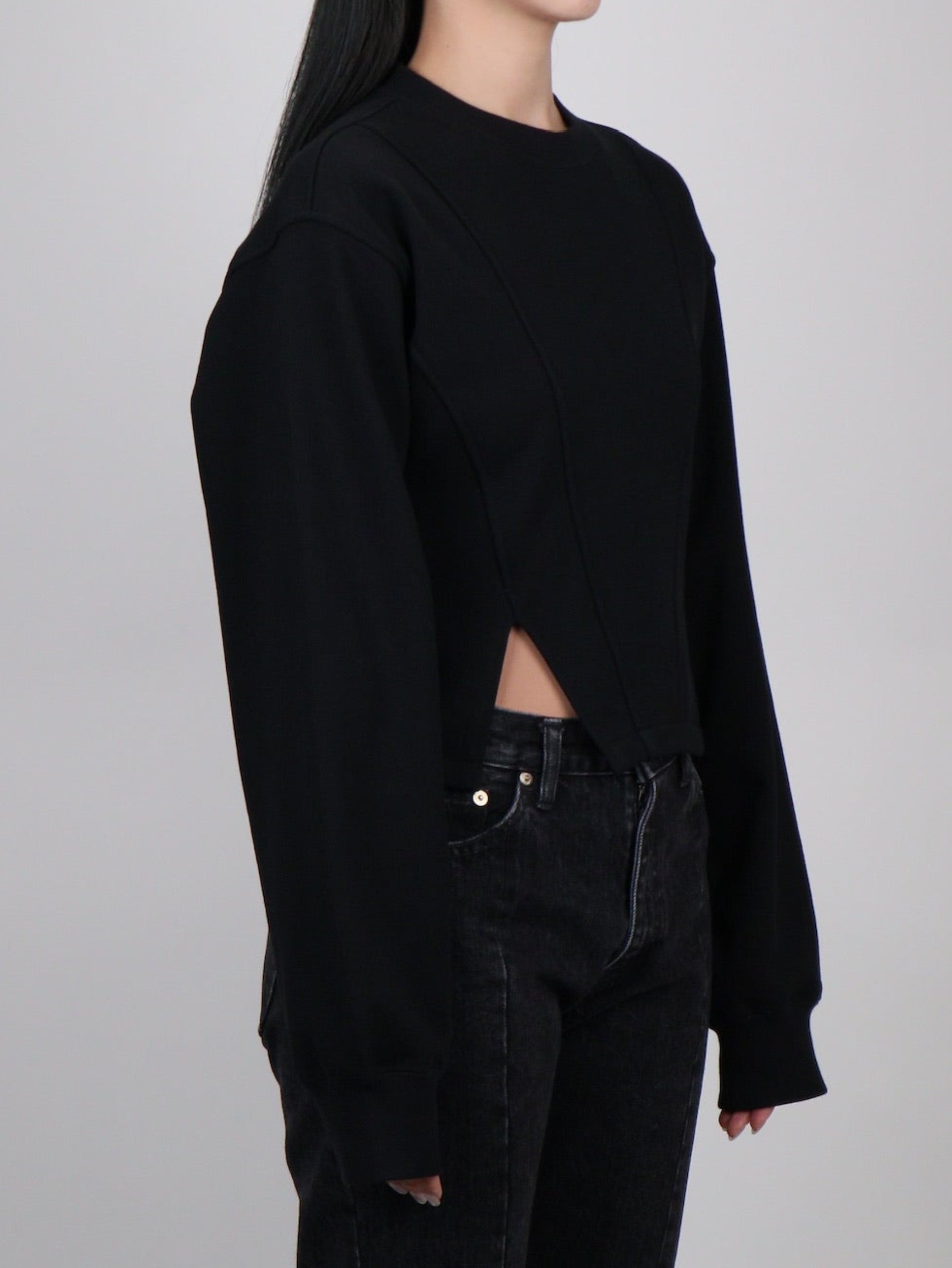 SWEAT CORSET PULLOVER