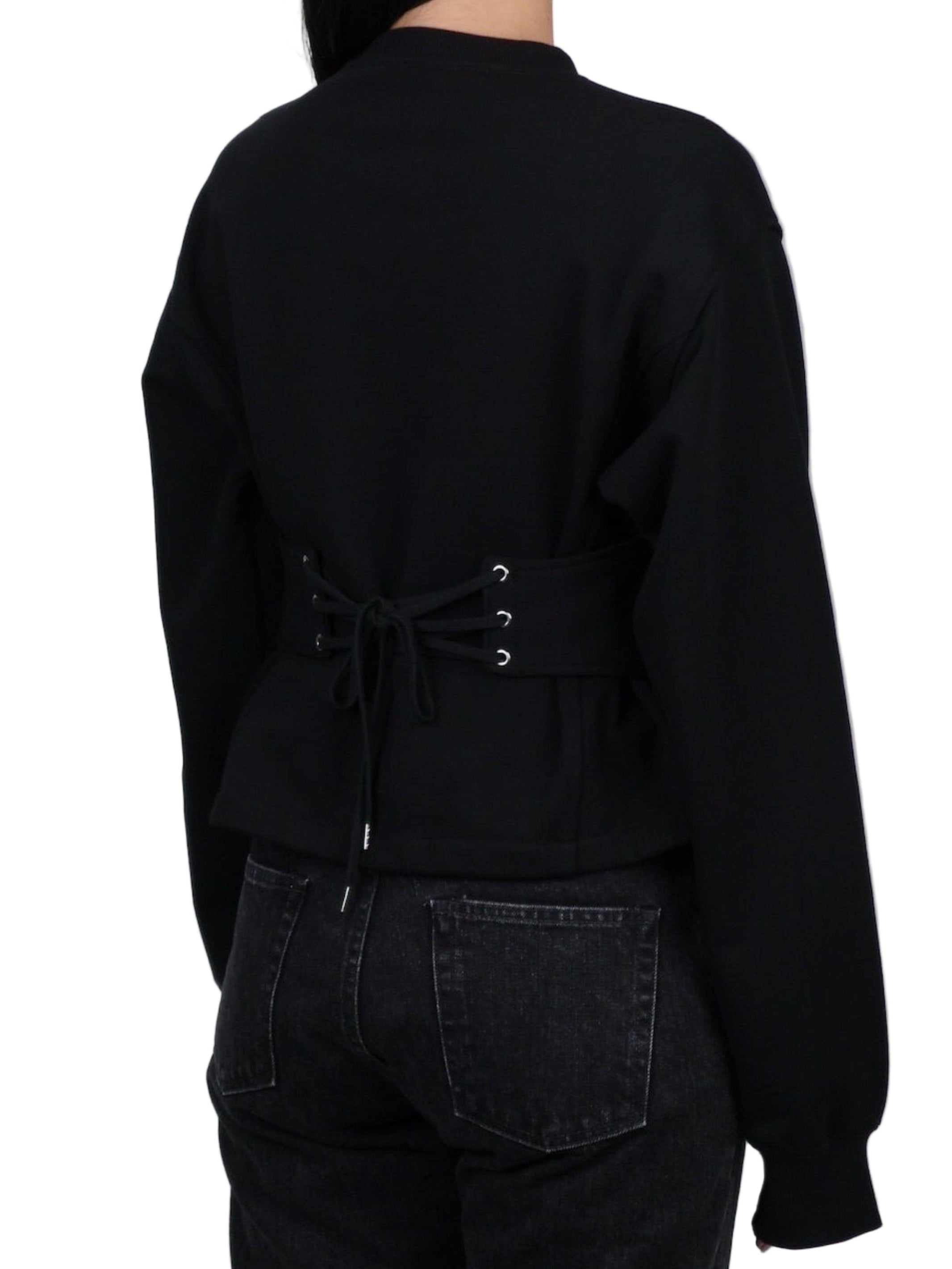 SWEAT CORSET PULLOVER