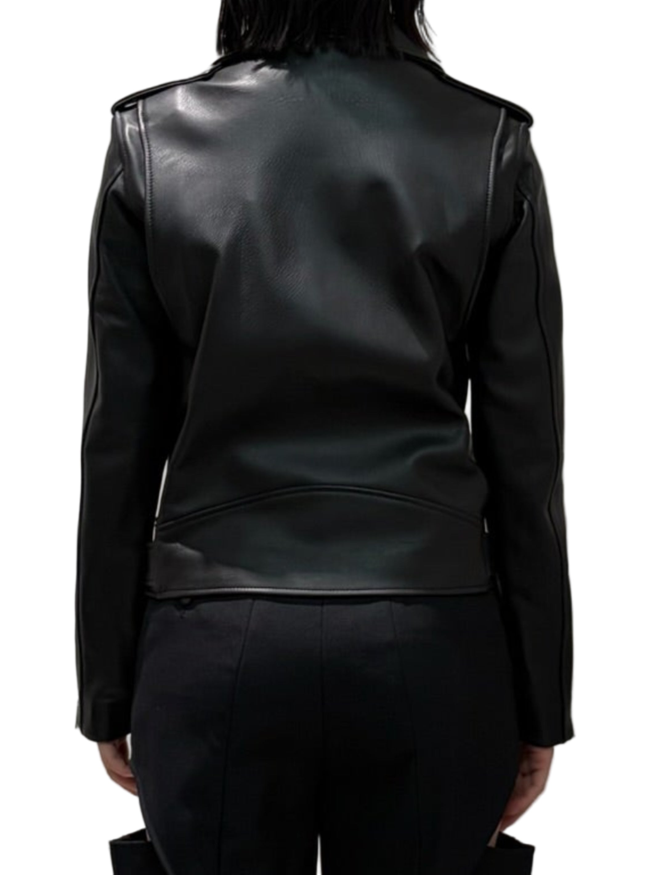 Womens Leather Biker Jacket