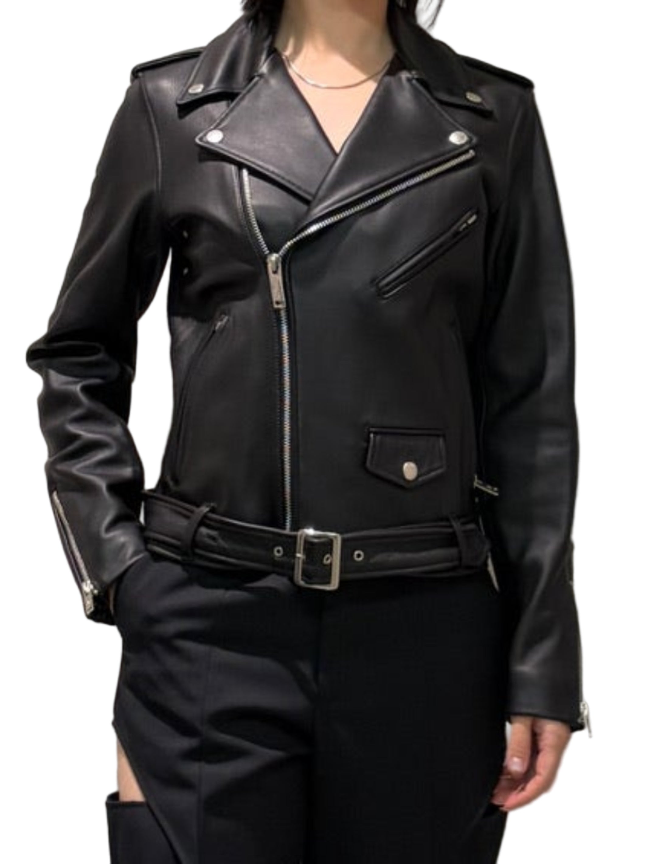 LEATHER BIKER JACKET｜WOMENS