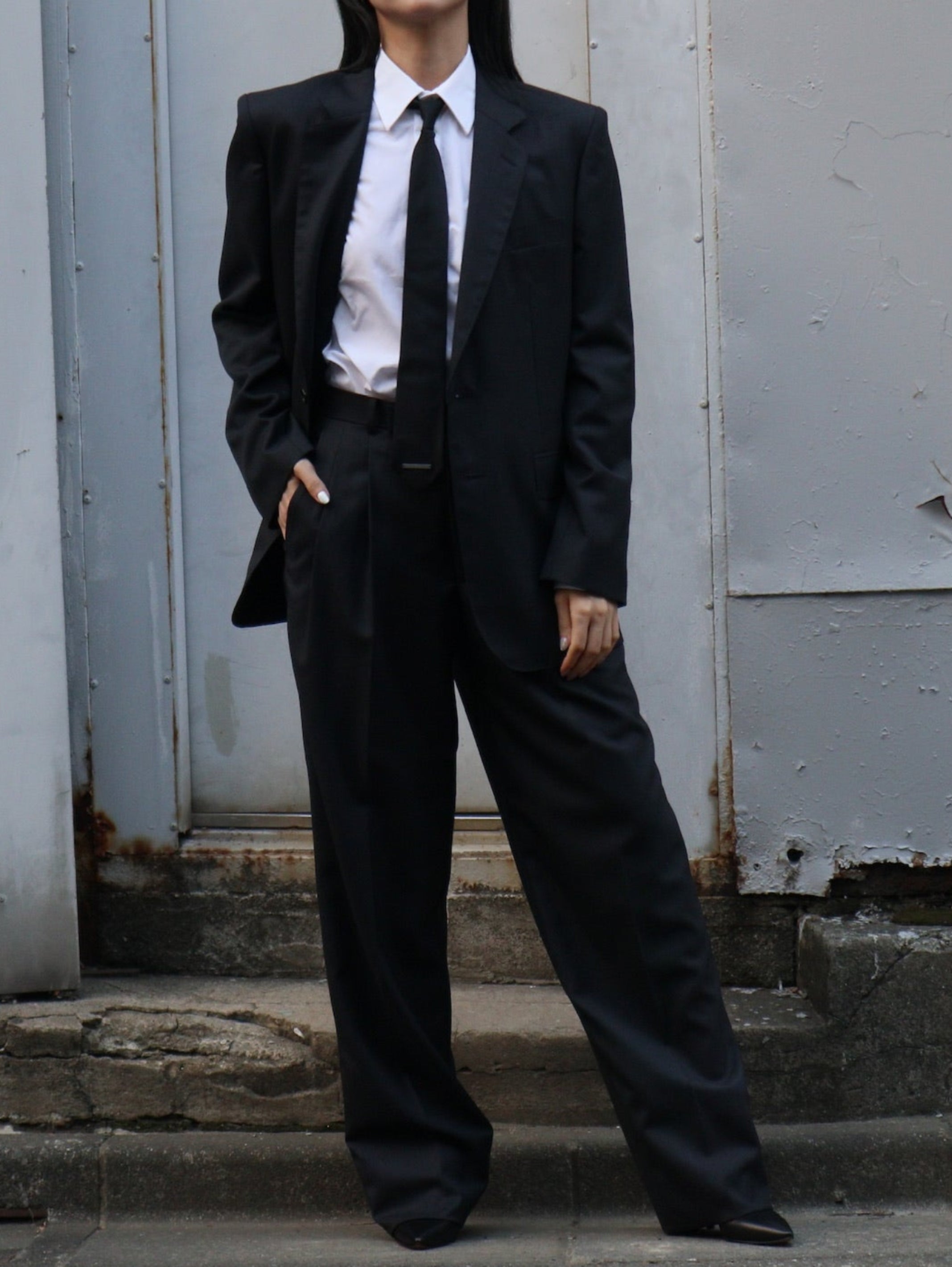 Wool Single Breasted Jacket