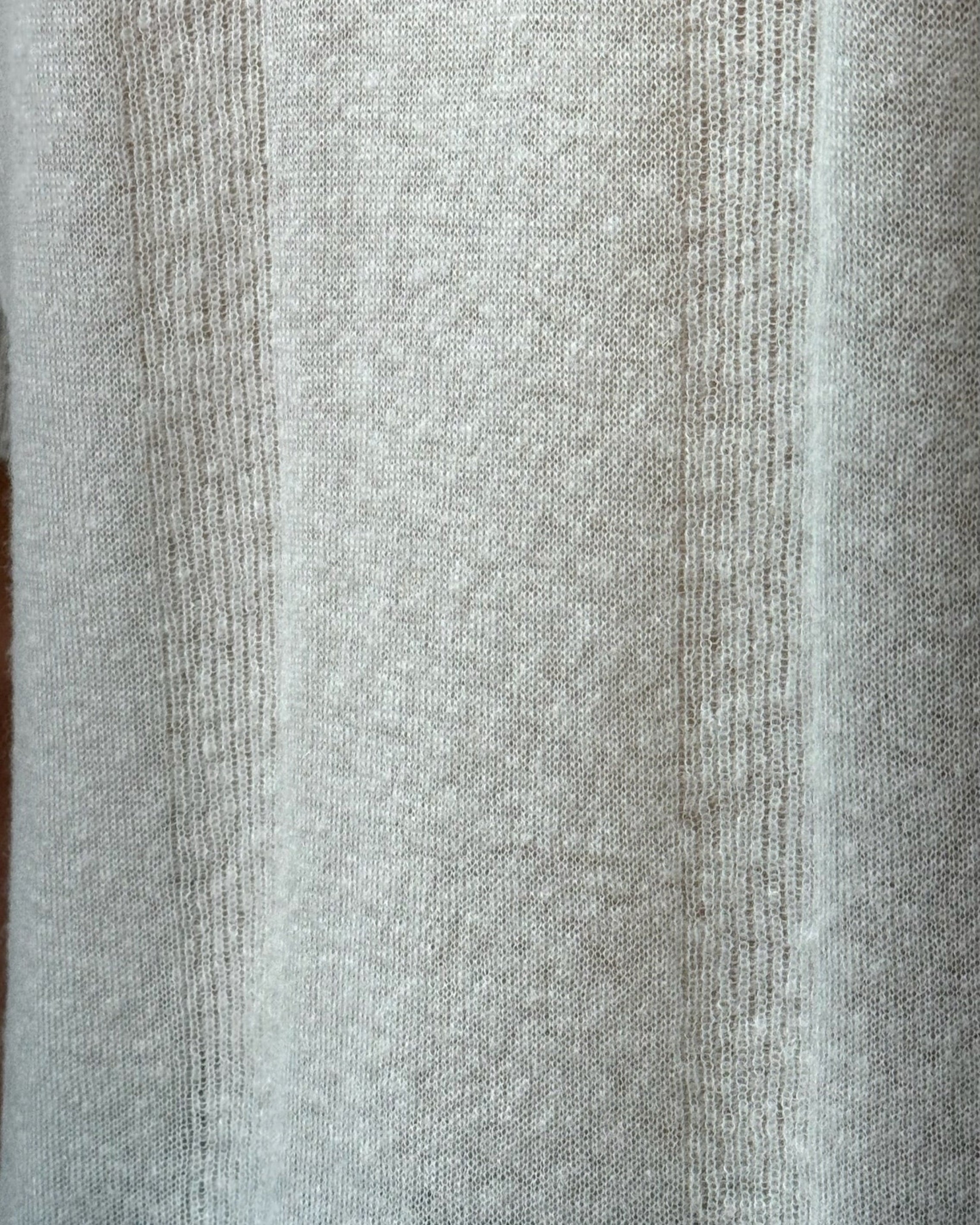 WOOL CASHMERE RIB KNIT TEE