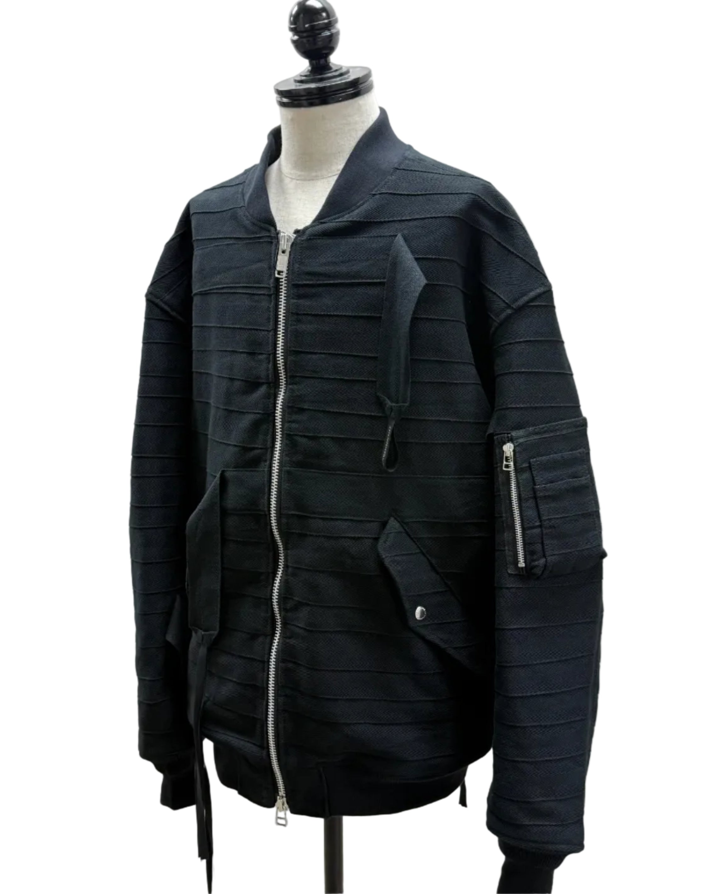 BANDAGED BOMBER JACKET
