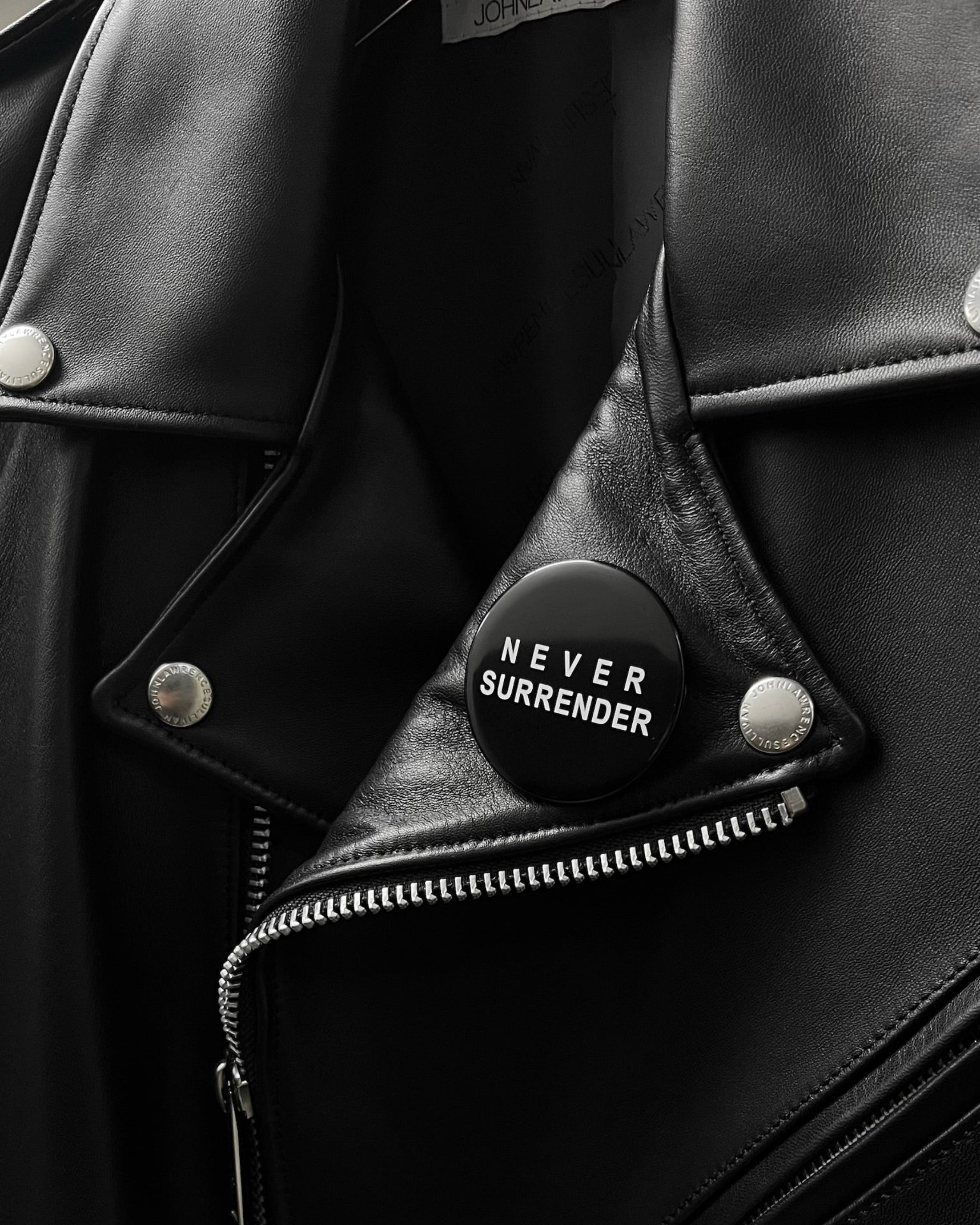 "Never Surrender" Badge