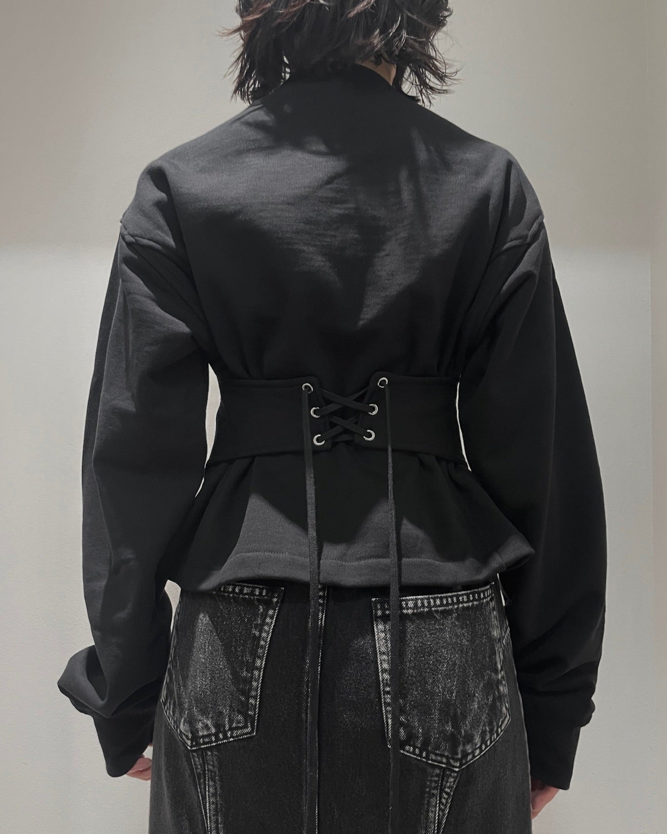 SWEAT CORSET PULLOVER