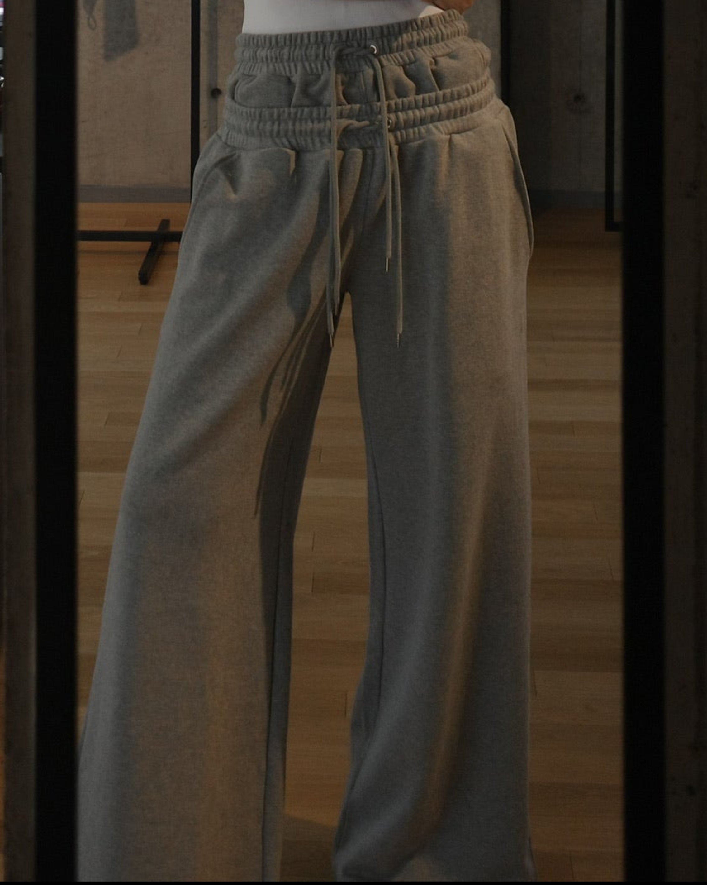 SWEAT STACKED PANTS｜WOMENS