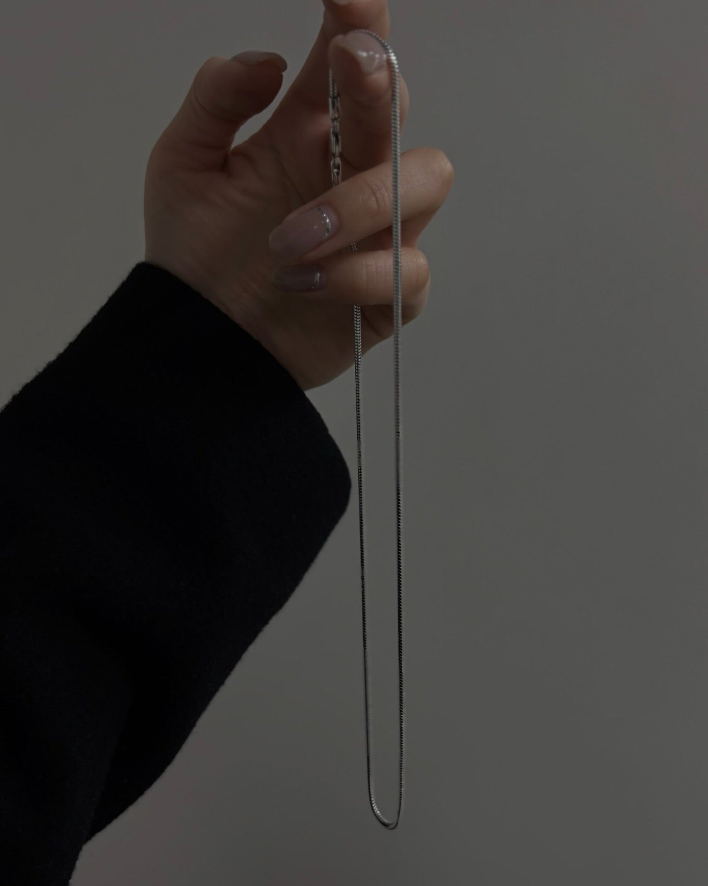 Silver Snake Chain Necklace