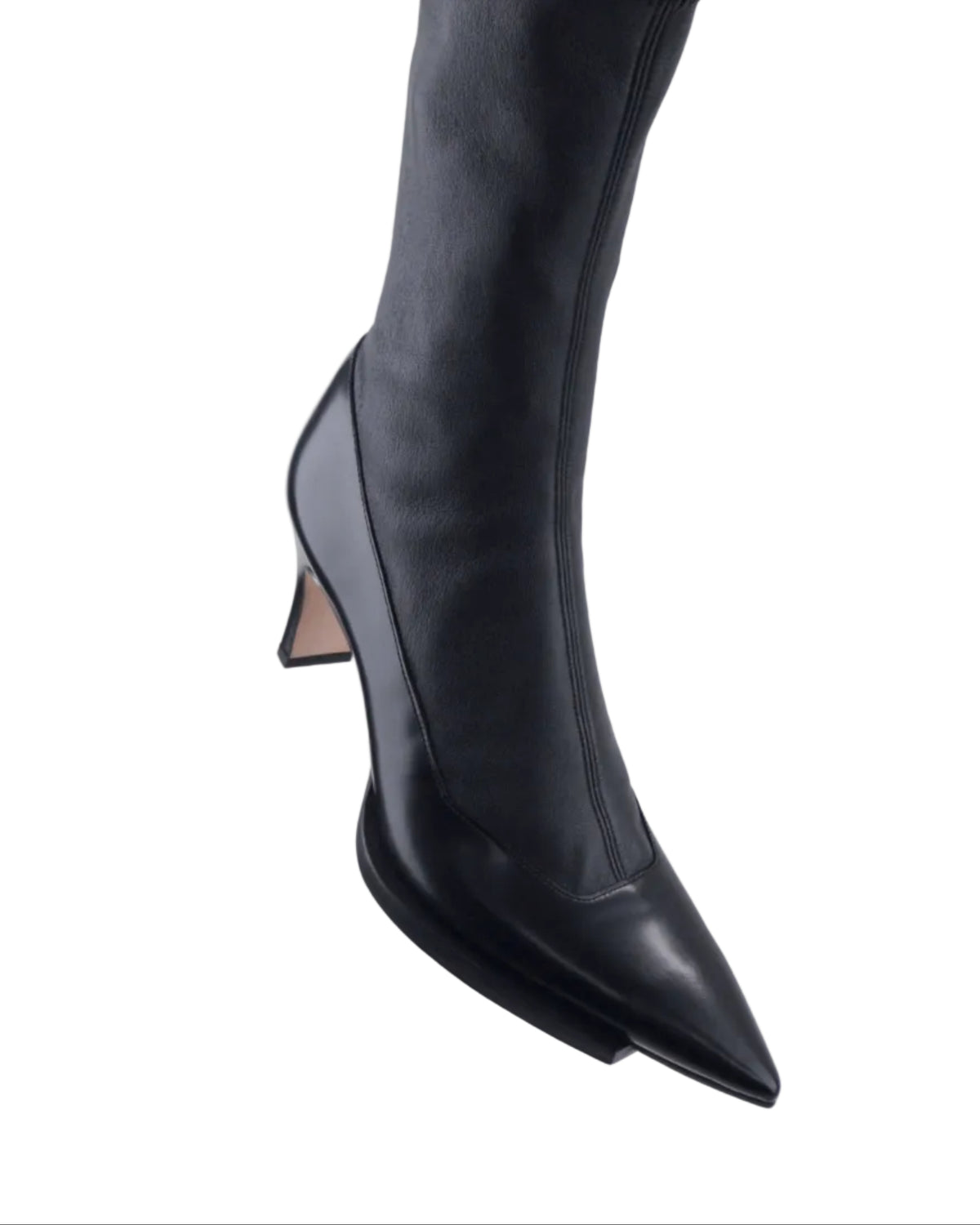 Womens Cut Off Sole Boots | Black