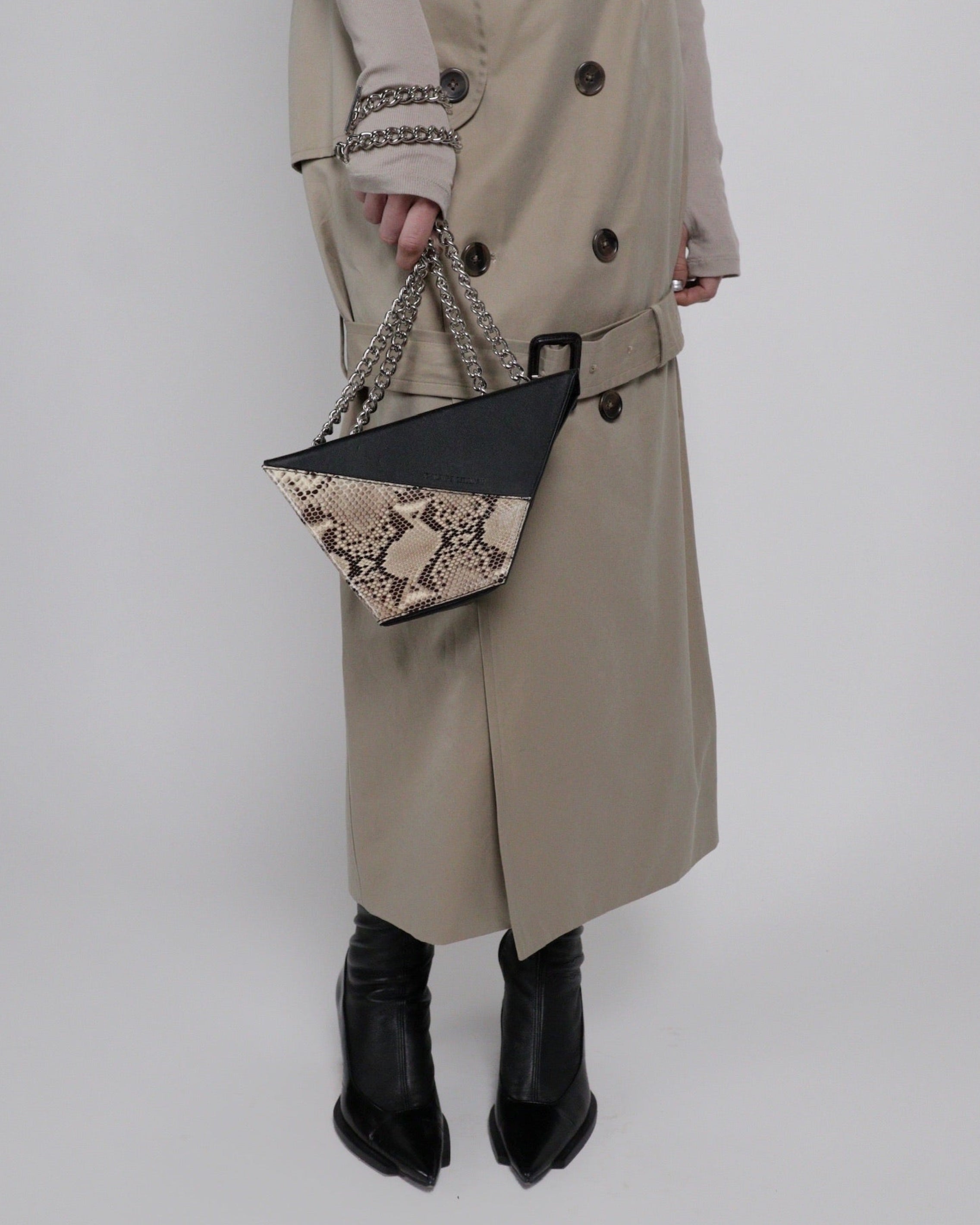 SCULPTURE BAG | PYTHON