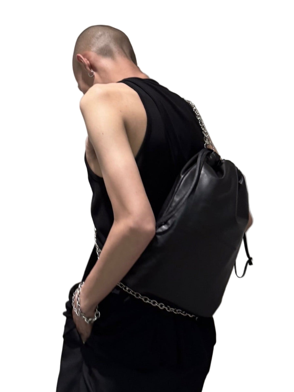 LEATHER NAPSAC