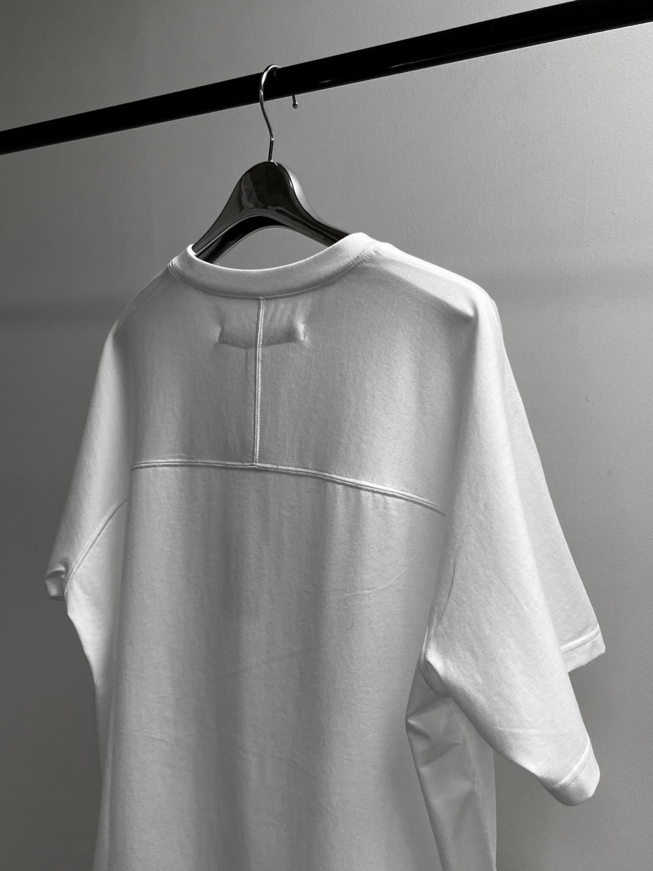 COTTON JERSEY SWITCHED T-SHIRT