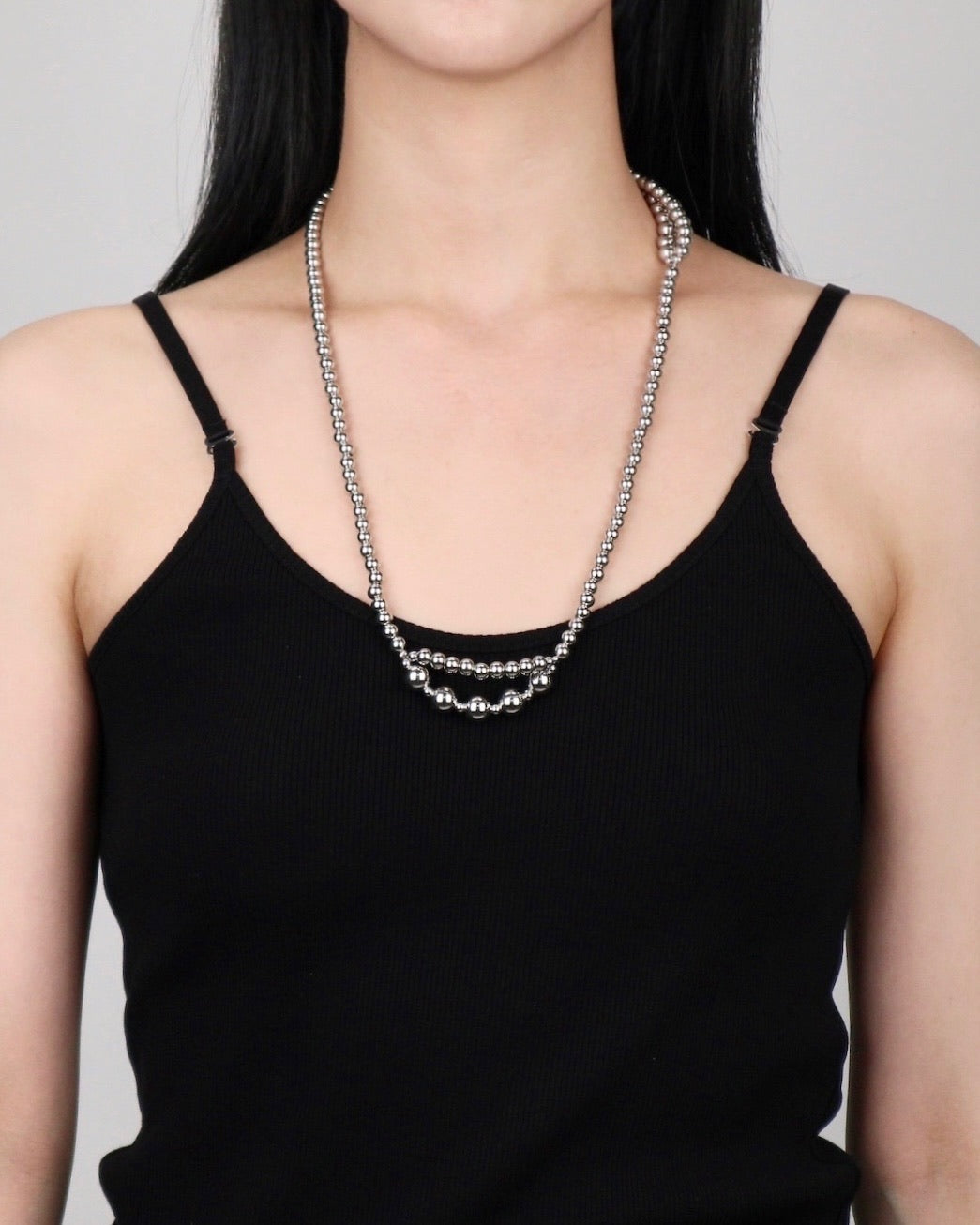 METAL BALL CHAIN NECKLACE