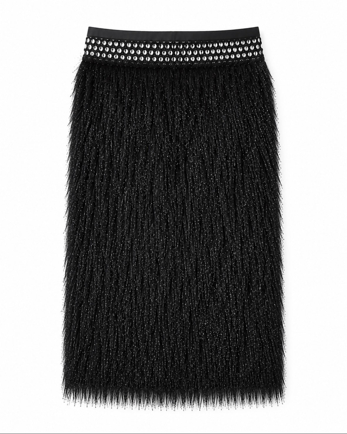 FRINGE LAYERED SKIRT