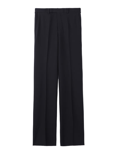 Wool straight trousers