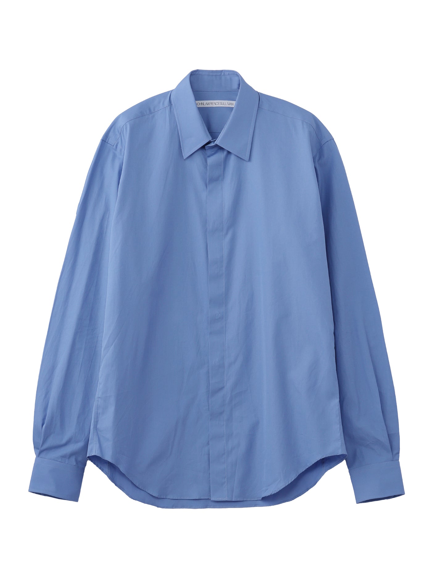 Broadcloth regular collar shirt