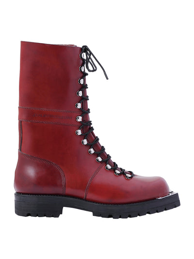 METAL TOE COMBAT BOOTS