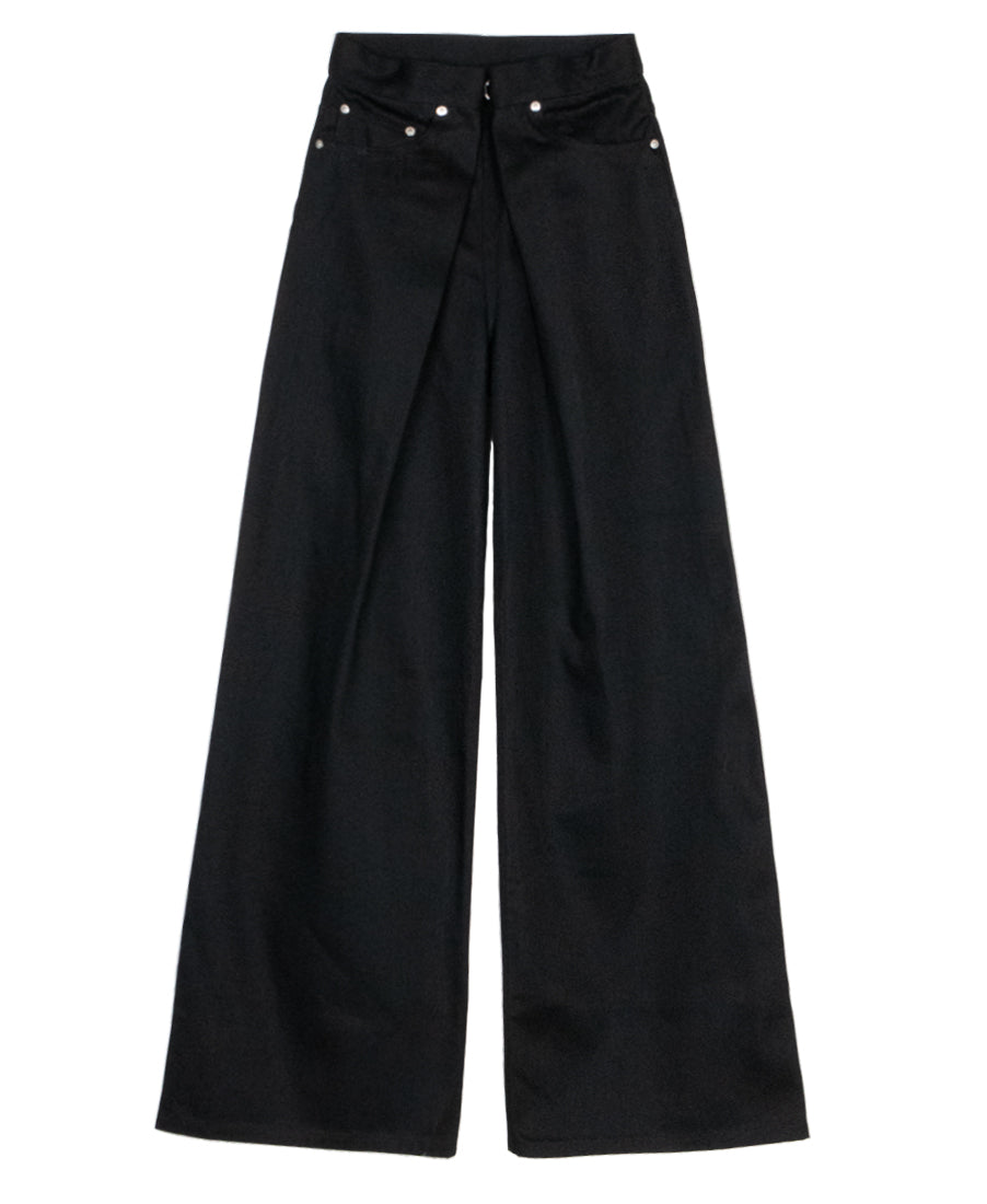 Womens rigid denim wide pants – JOHN LAWRENCE SULLIVAN